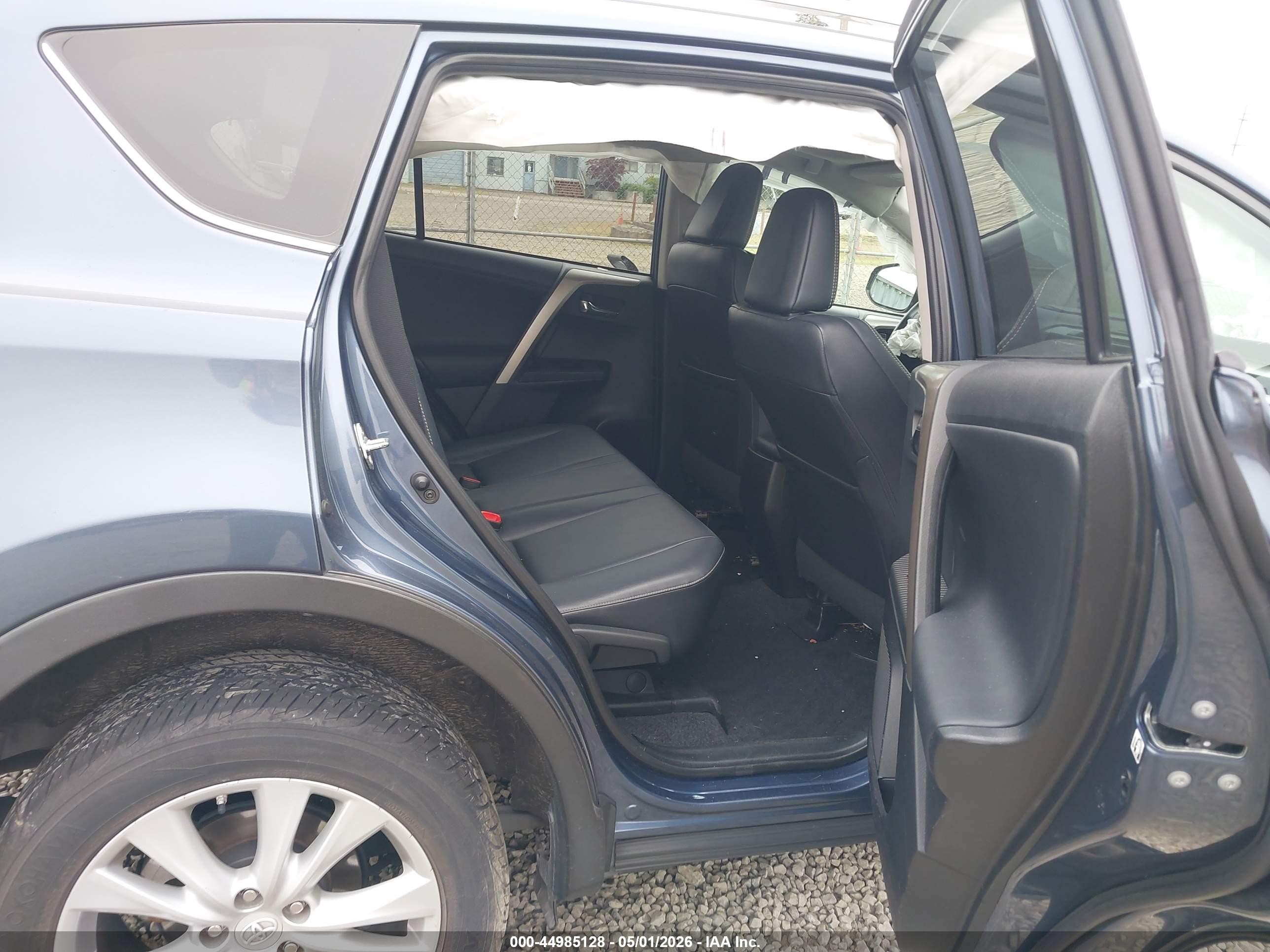 2014 Toyota Rav4 Limited Синий vin: 2T3DFREV8EW126330