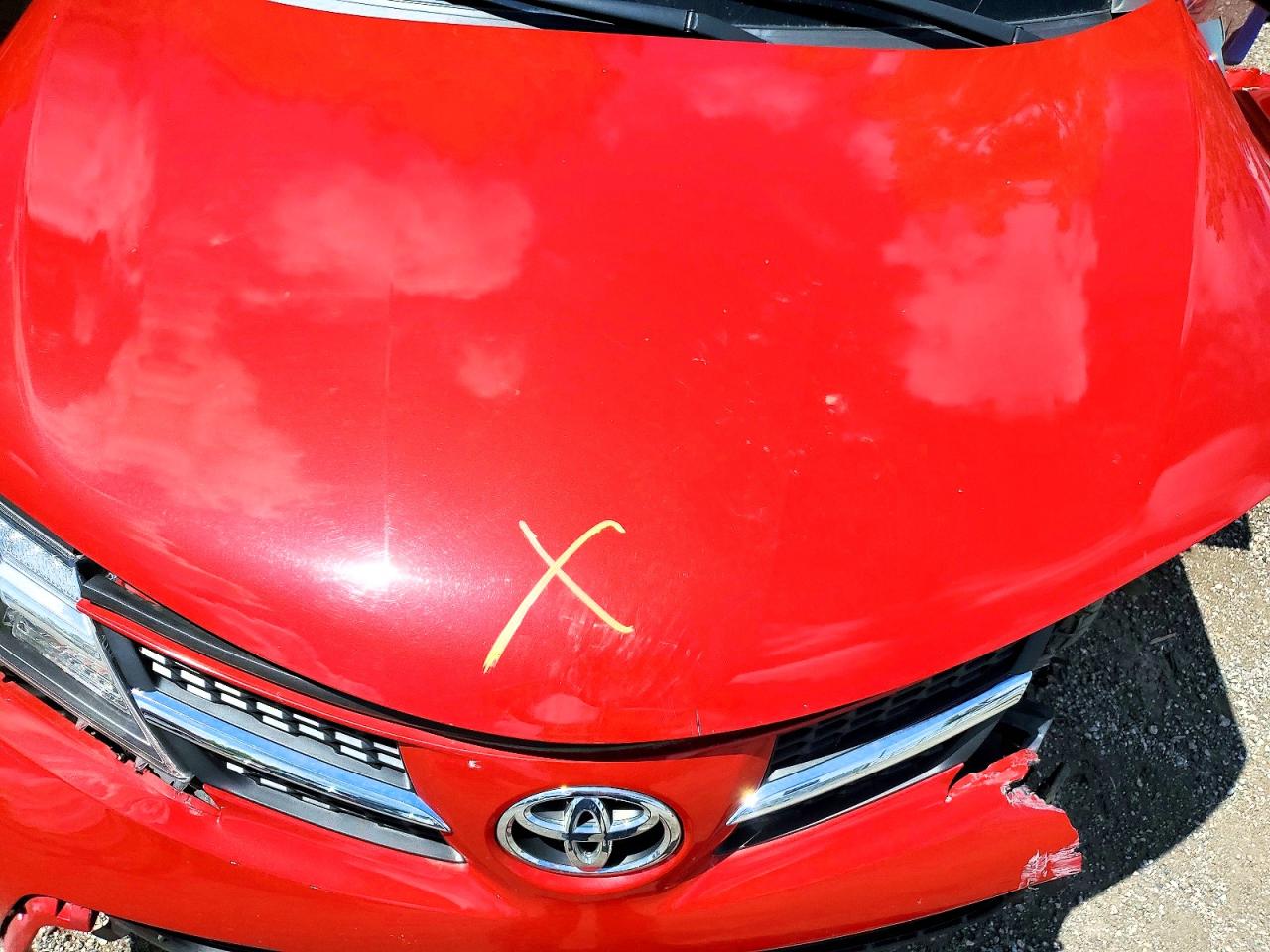 2014 Toyota Rav4 Limited Red vin: 2T3DFREV8EW165399