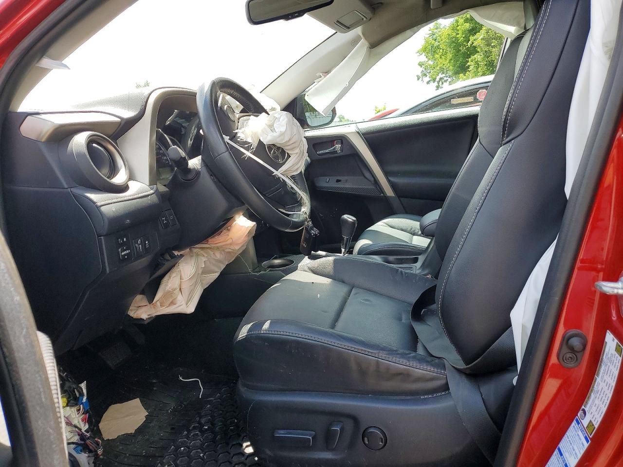 2014 Toyota Rav4 Limited Red vin: 2T3DFREV8EW165399