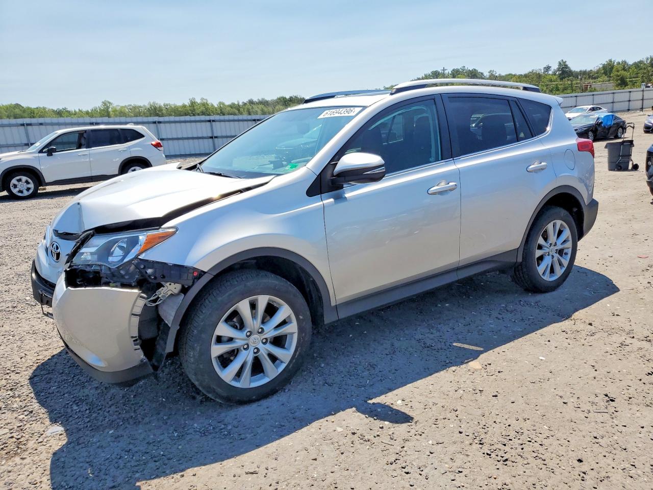 2014 Toyota Rav4 Limited Silver vin: 2T3DFREV8EW169226