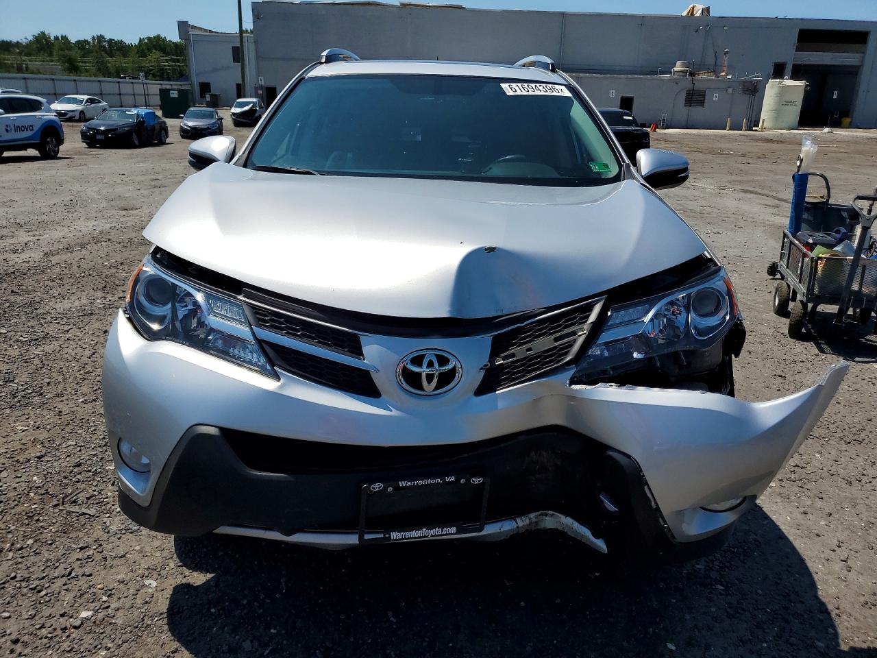 2014 Toyota Rav4 Limited Silver vin: 2T3DFREV8EW169226