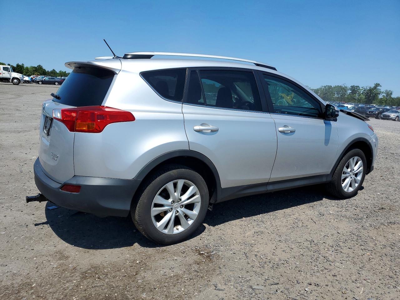 2014 Toyota Rav4 Limited Silver vin: 2T3DFREV8EW169226