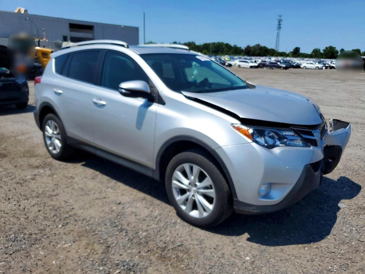 2014 Toyota Rav4 Limited Silver vin: 2T3DFREV8EW169226