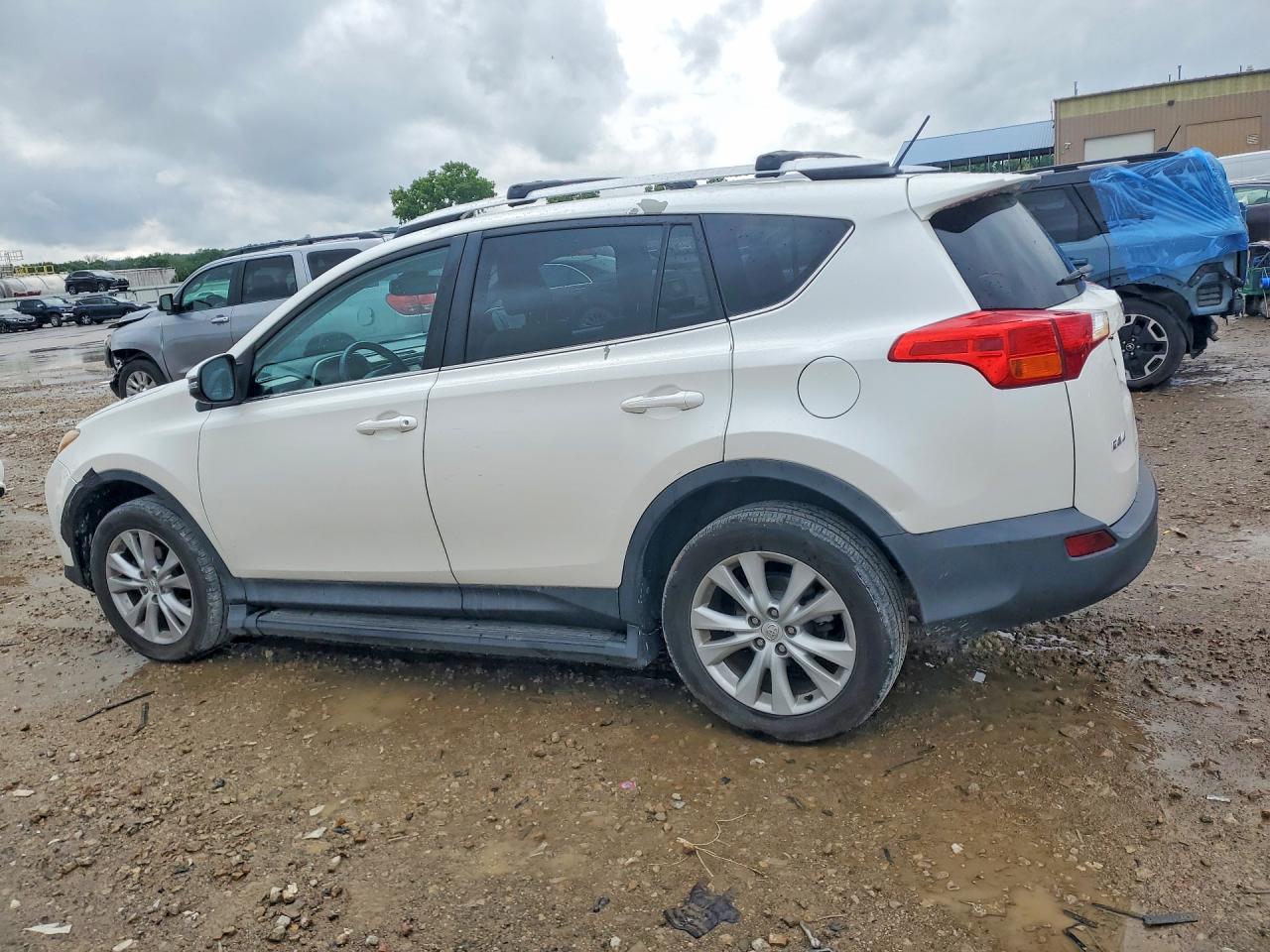 2014 Toyota Rav4 Limited White vin: 2T3DFREV8EW173552