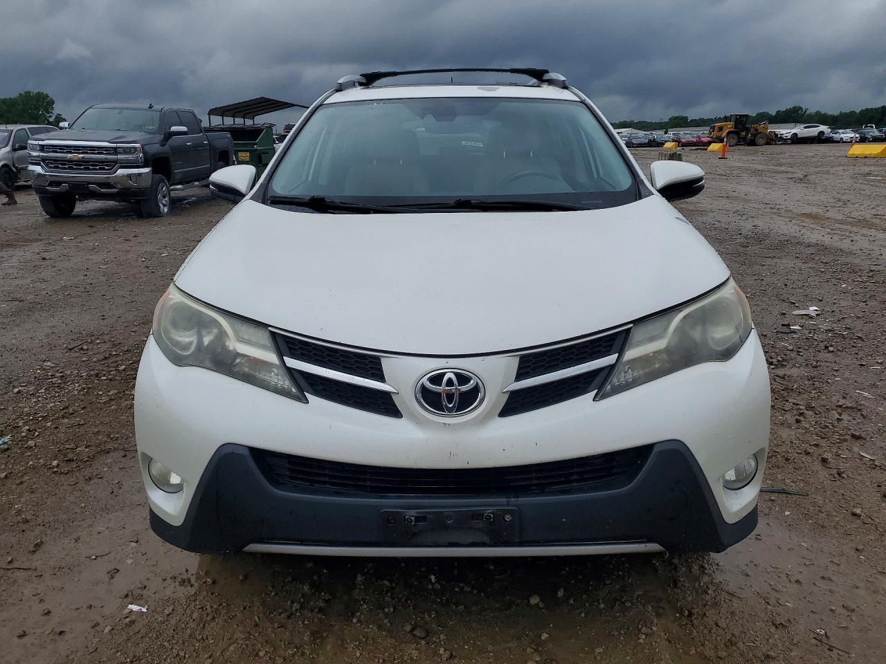 2014 Toyota Rav4 Limited White vin: 2T3DFREV8EW173552