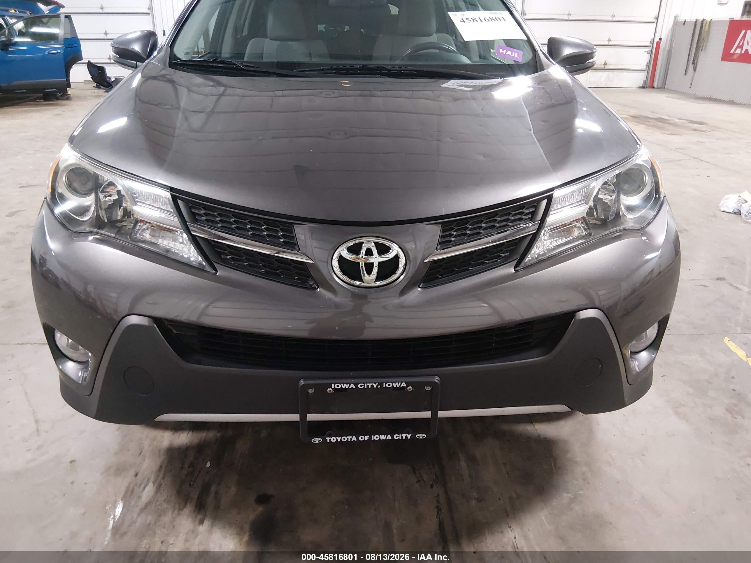 2014 Toyota Rav4 Limited Gray vin: 2T3DFREV8EW188617