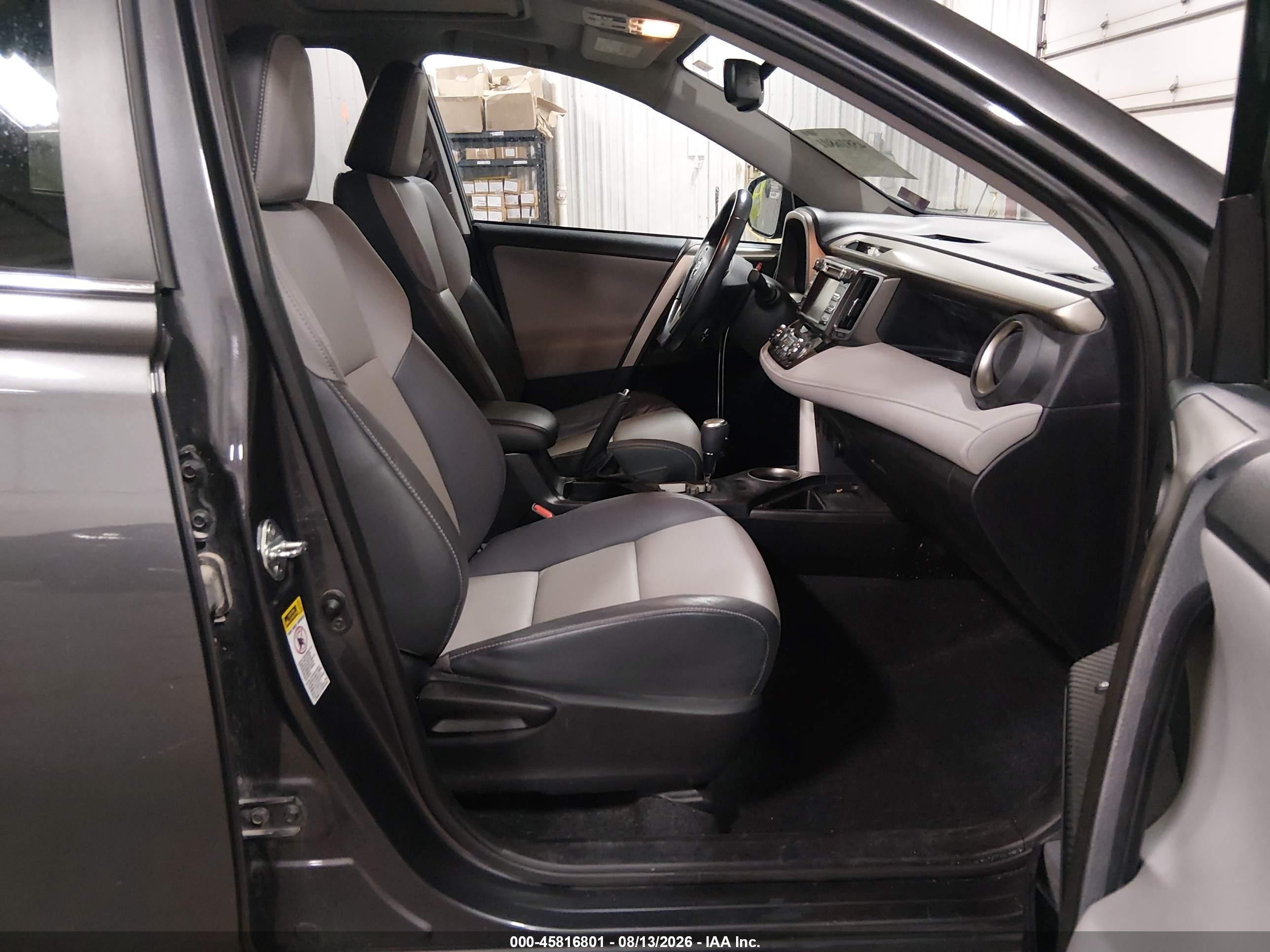 2014 Toyota Rav4 Limited Gray vin: 2T3DFREV8EW188617