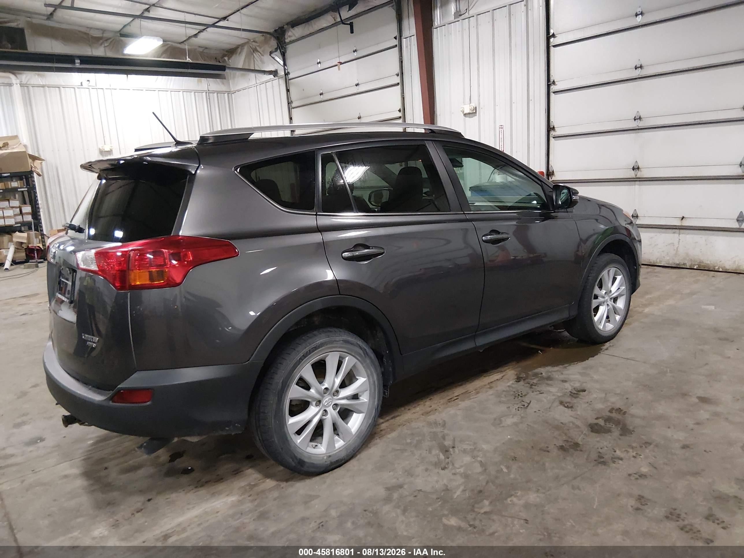 2014 Toyota Rav4 Limited Gray vin: 2T3DFREV8EW188617