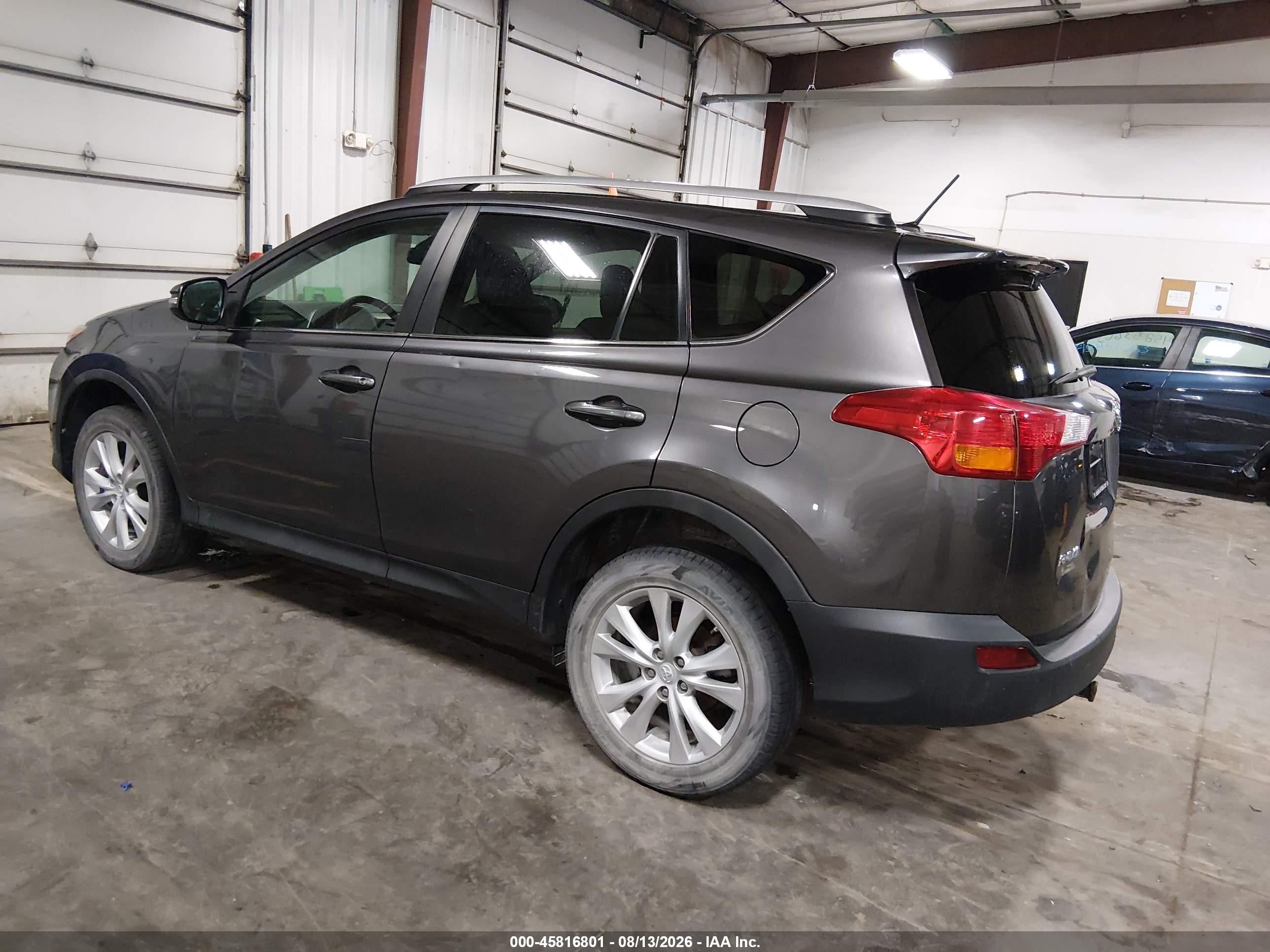 2014 Toyota Rav4 Limited Gray vin: 2T3DFREV8EW188617