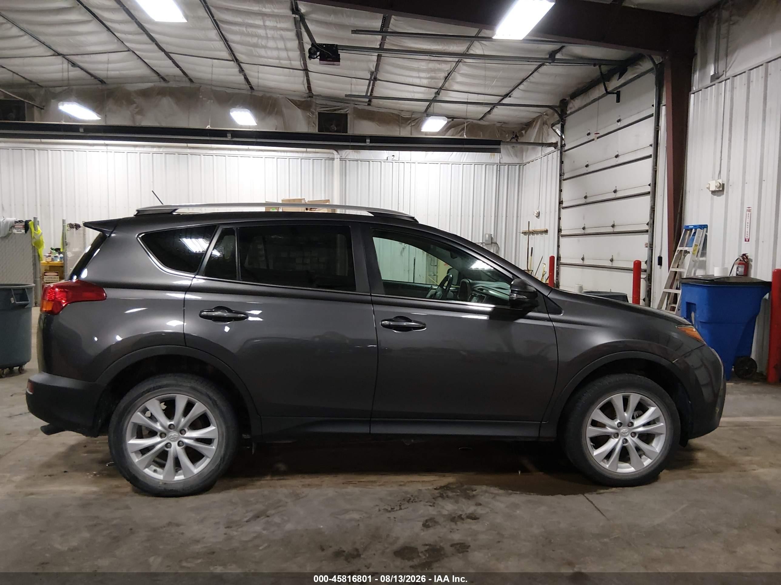 2014 Toyota Rav4 Limited Gray vin: 2T3DFREV8EW188617
