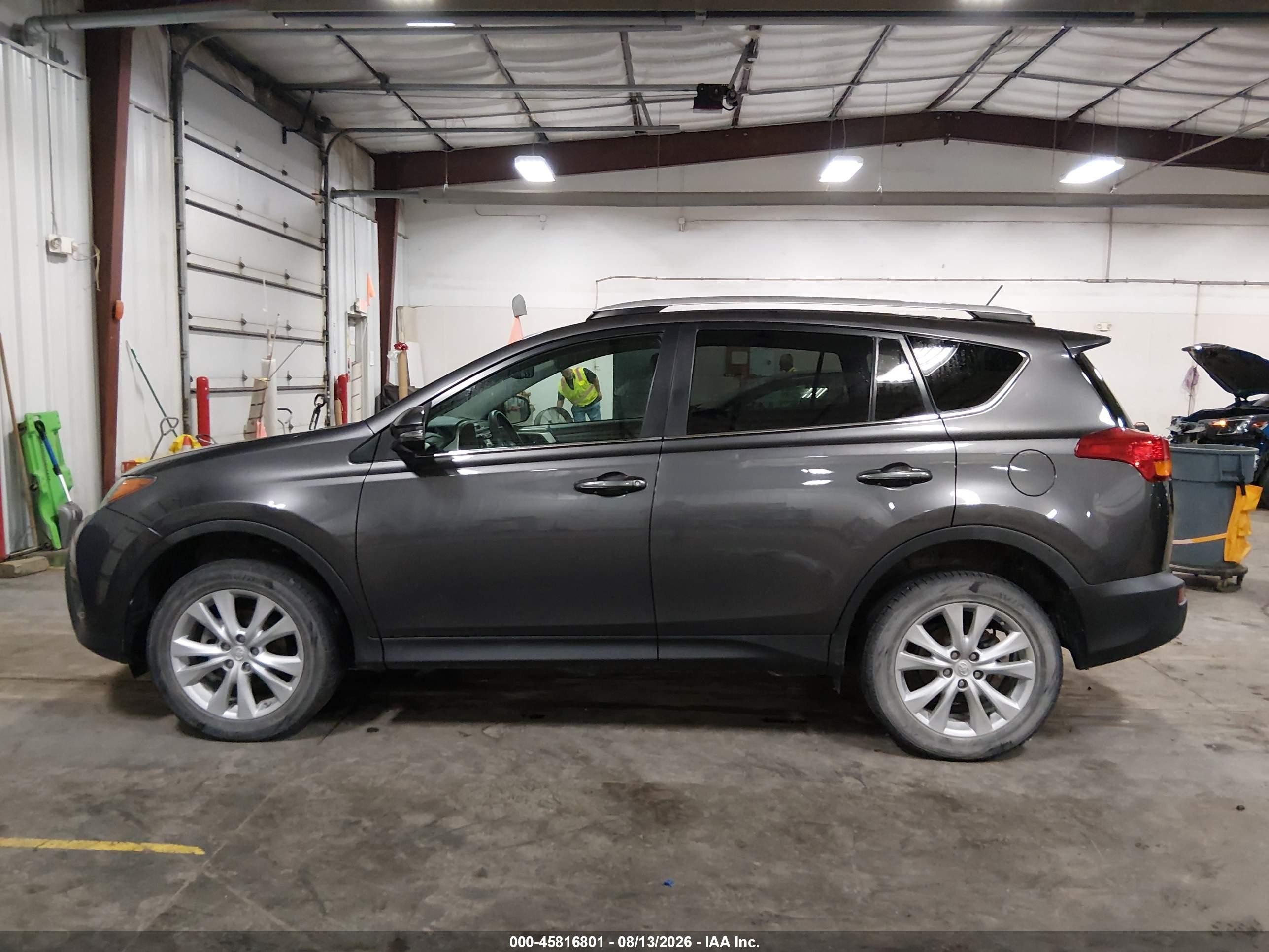 2014 Toyota Rav4 Limited Gray vin: 2T3DFREV8EW188617