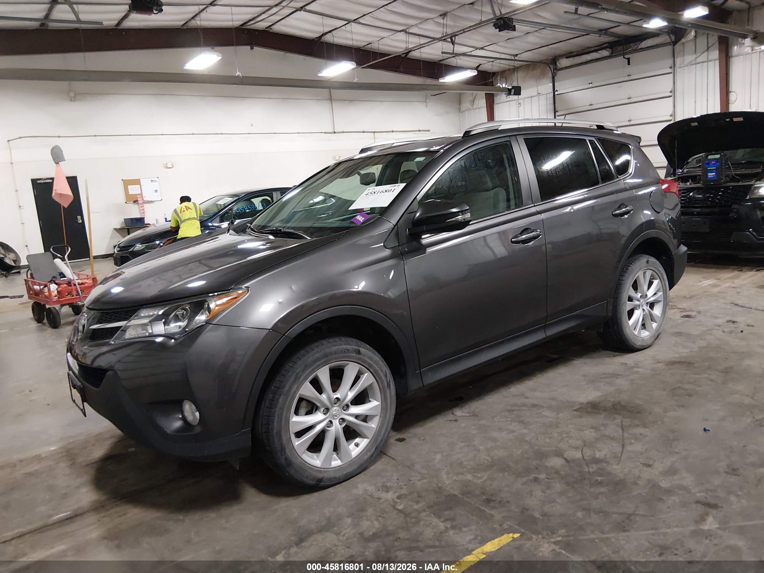 2014 Toyota Rav4 Limited Gray vin: 2T3DFREV8EW188617