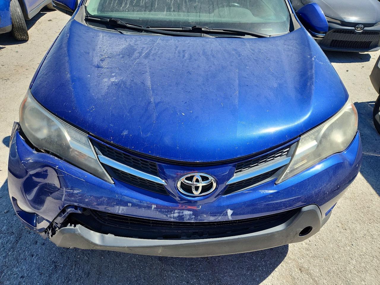 2014 Toyota Rav4 Limited Blue vin: 2T3DFREV8EW220174