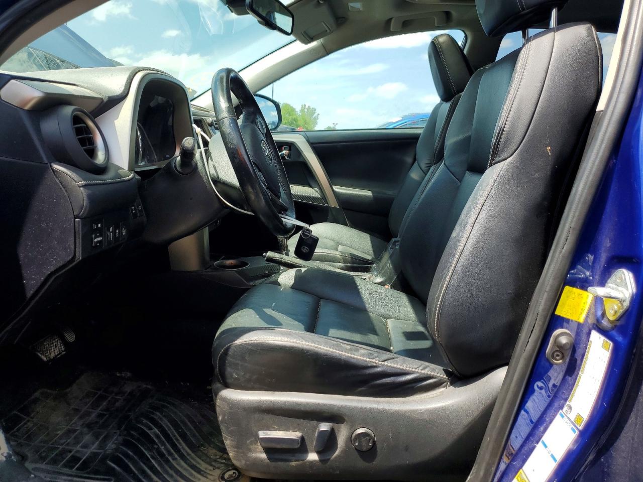 2014 Toyota Rav4 Limited Blue vin: 2T3DFREV8EW220174