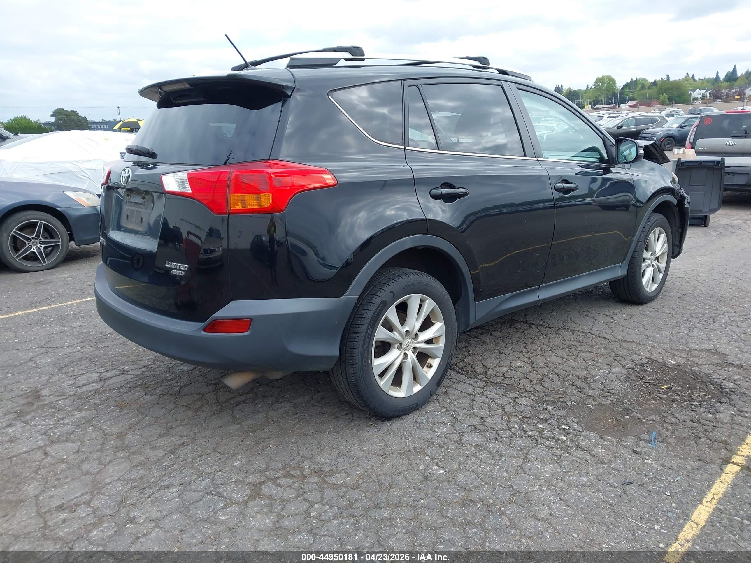 2015 Toyota Rav4 Limited Black vin: 2T3DFREV8FW237638