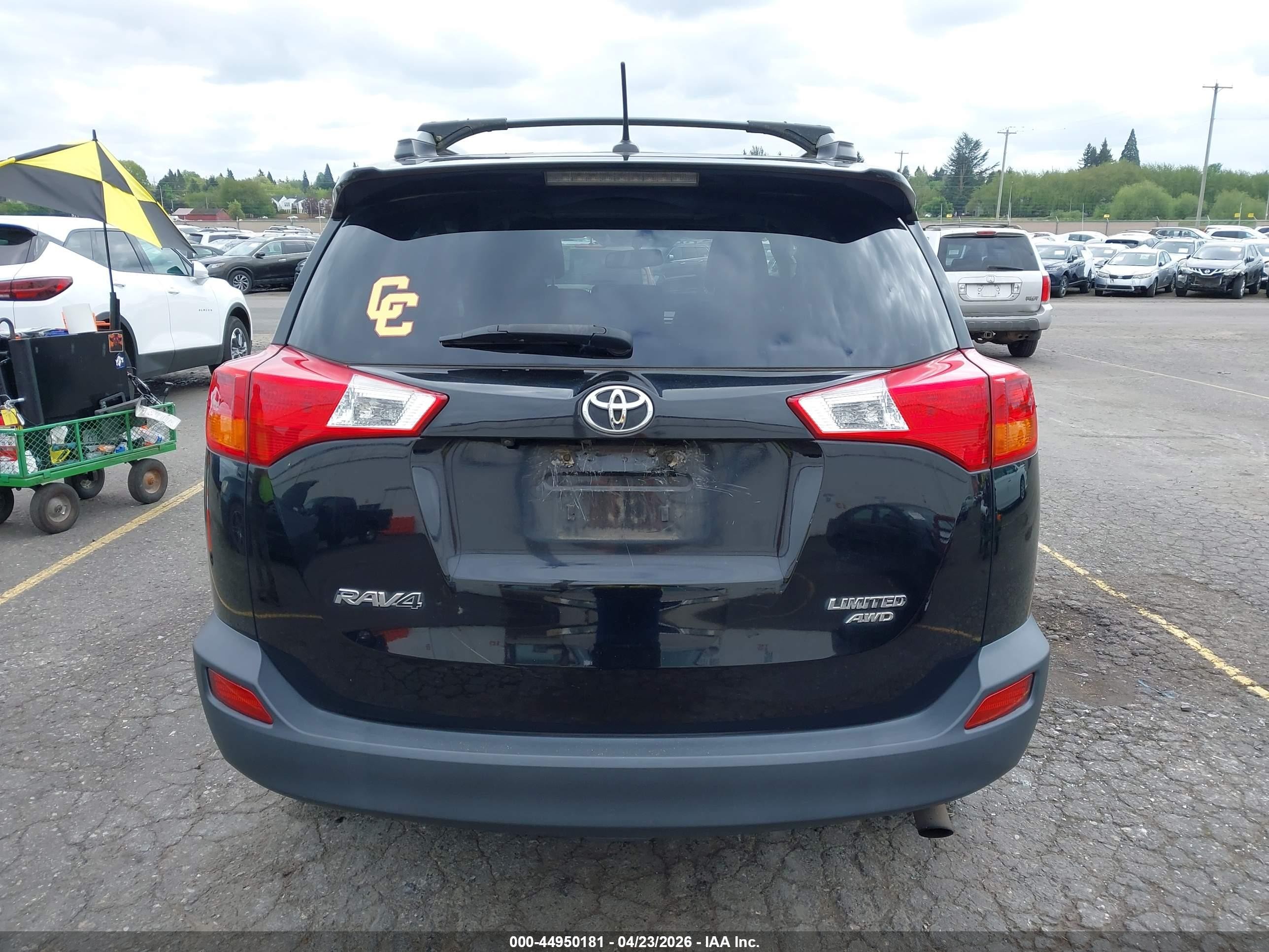 2015 Toyota Rav4 Limited Black vin: 2T3DFREV8FW237638