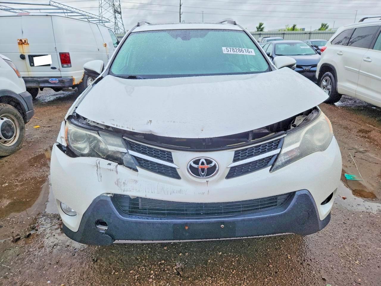 2015 Toyota Rav4 Limited White vin: 2T3DFREV8FW248154
