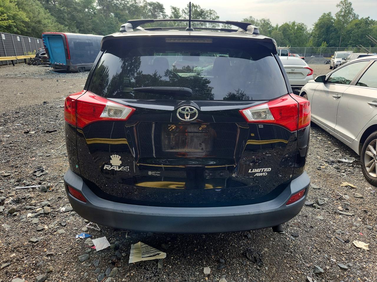 2015 Toyota Rav4 Limited Black vin: 2T3DFREV8FW317604