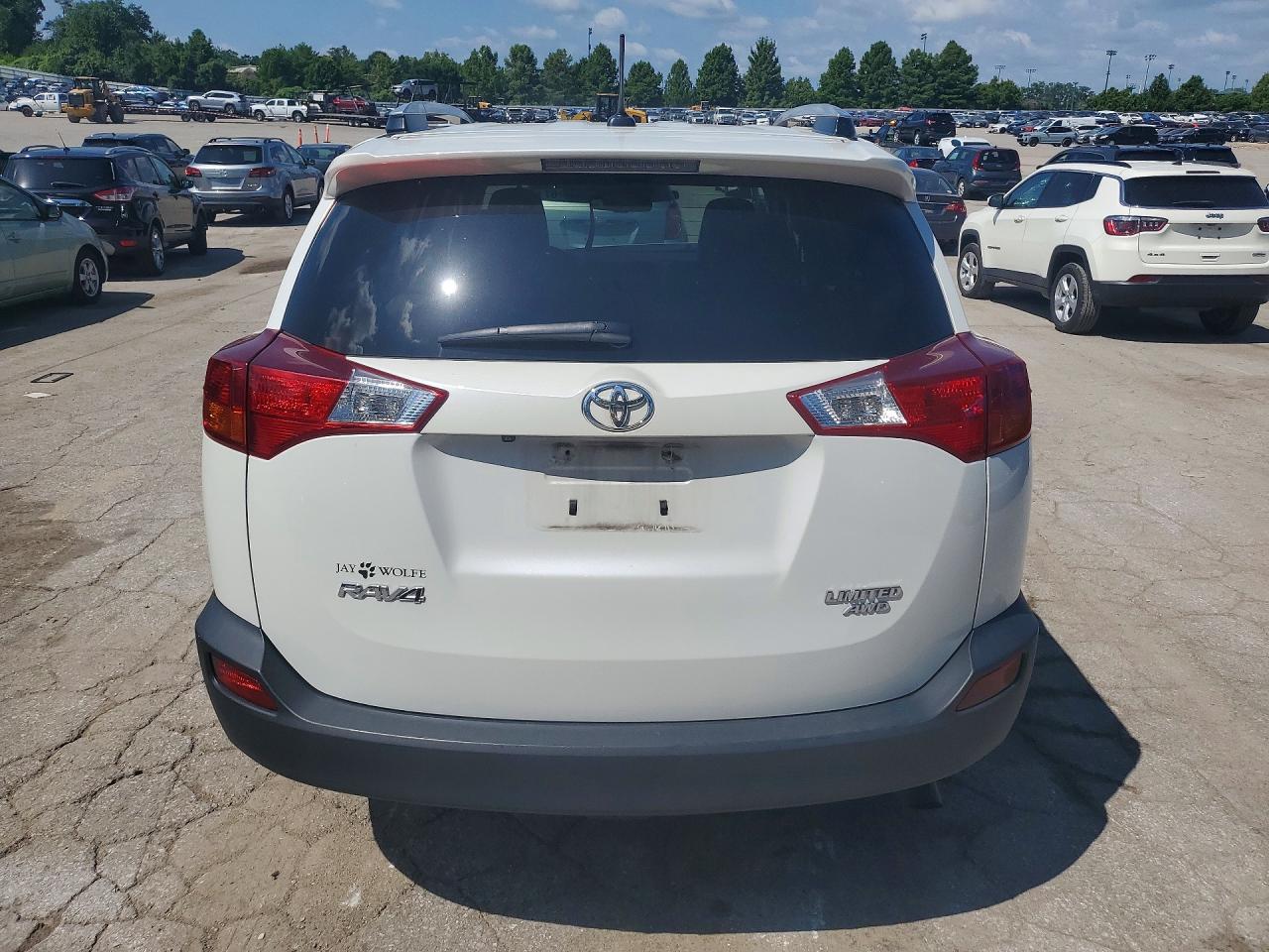 2015 Toyota Rav4 Limited Белый vin: 2T3DFREV8FW317800