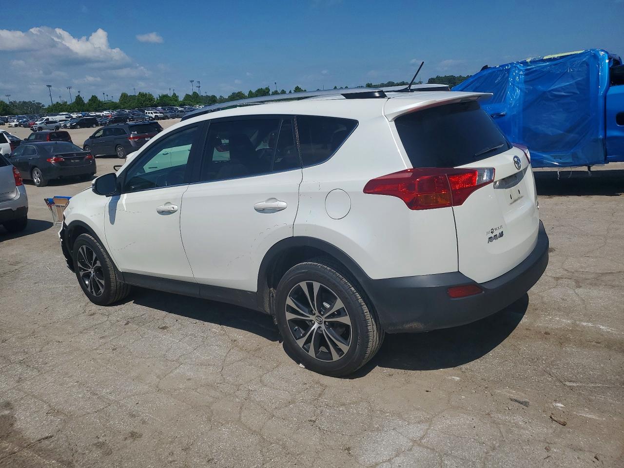 2015 Toyota Rav4 Limited Белый vin: 2T3DFREV8FW317800