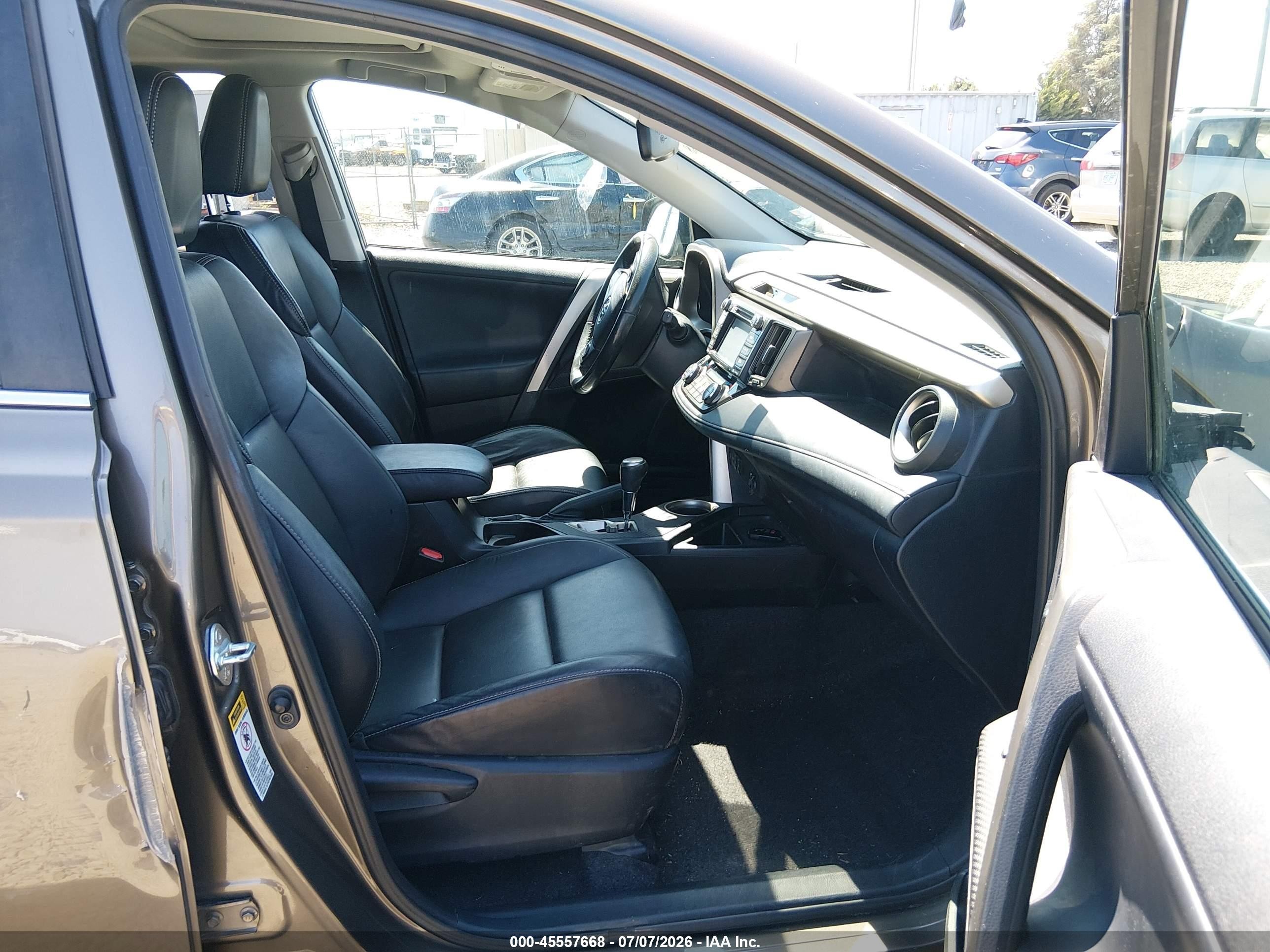 2015 Toyota Rav4 Limited Gray vin: 2T3DFREV8FW328800