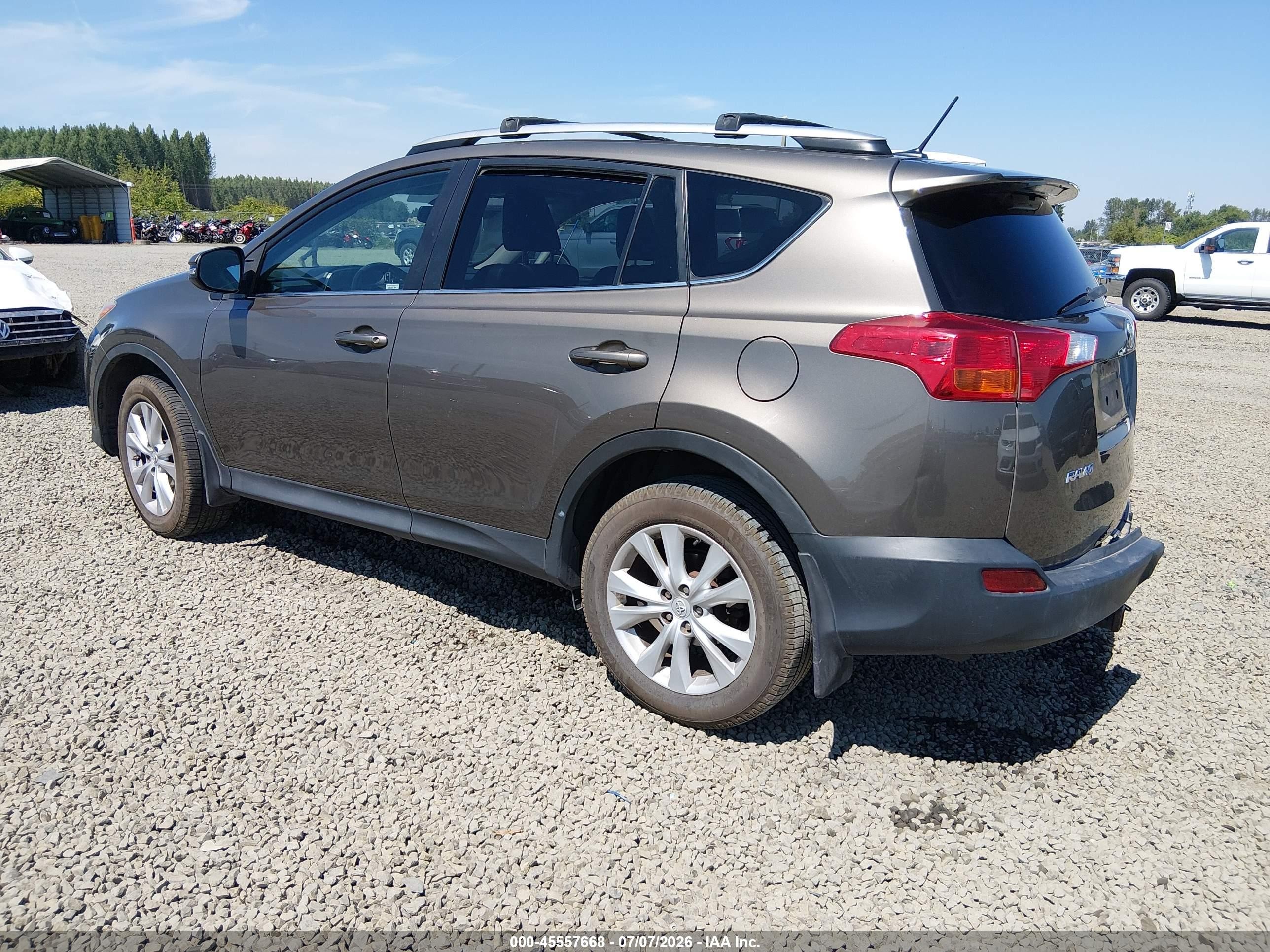 2015 Toyota Rav4 Limited Gray vin: 2T3DFREV8FW328800