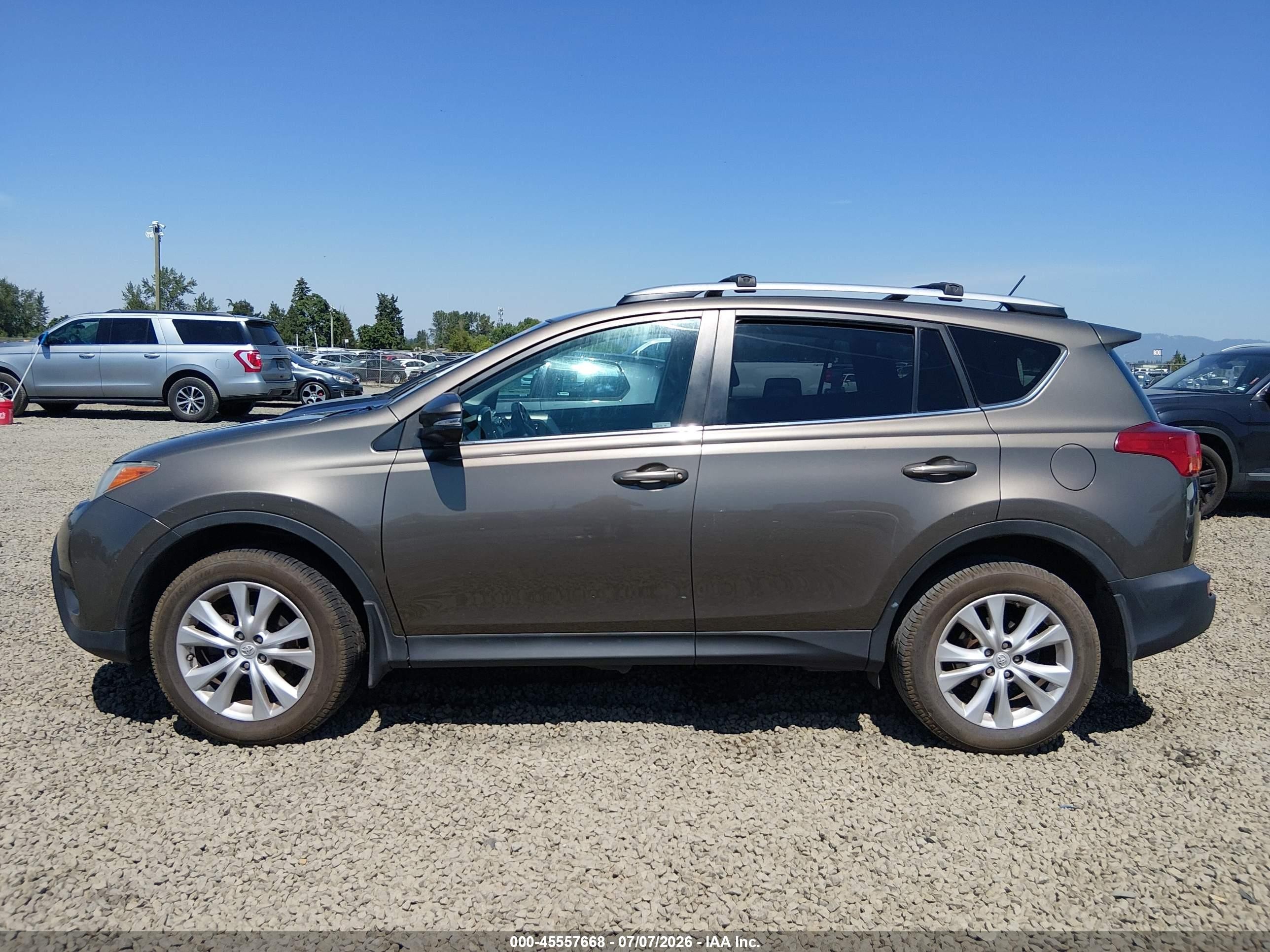 2015 Toyota Rav4 Limited Gray vin: 2T3DFREV8FW328800