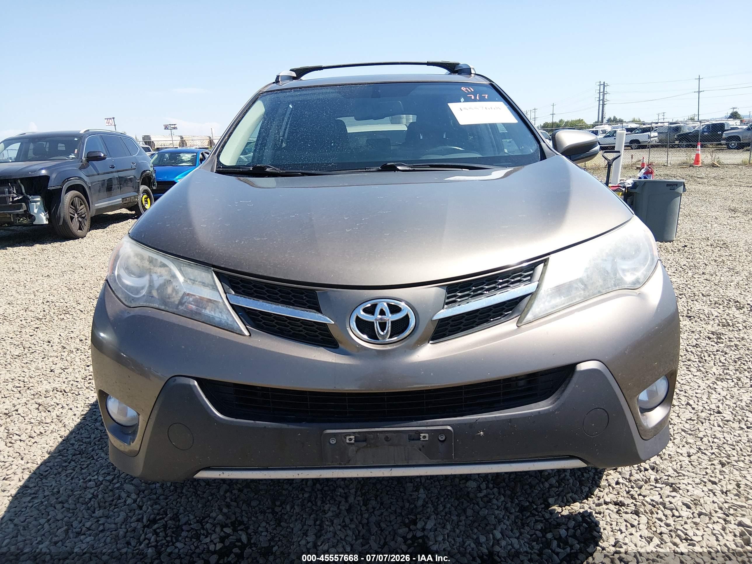 2015 Toyota Rav4 Limited Gray vin: 2T3DFREV8FW328800