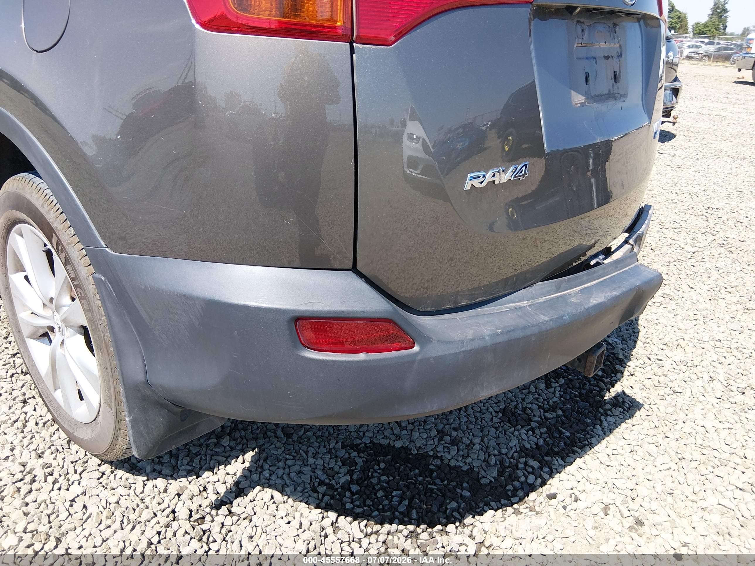 2015 Toyota Rav4 Limited Gray vin: 2T3DFREV8FW328800