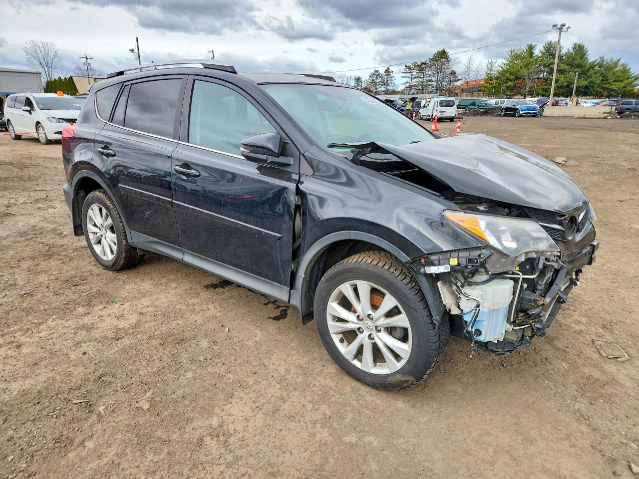 2015 Toyota Rav4 Limited Black vin: 2T3DFREV8FW362655