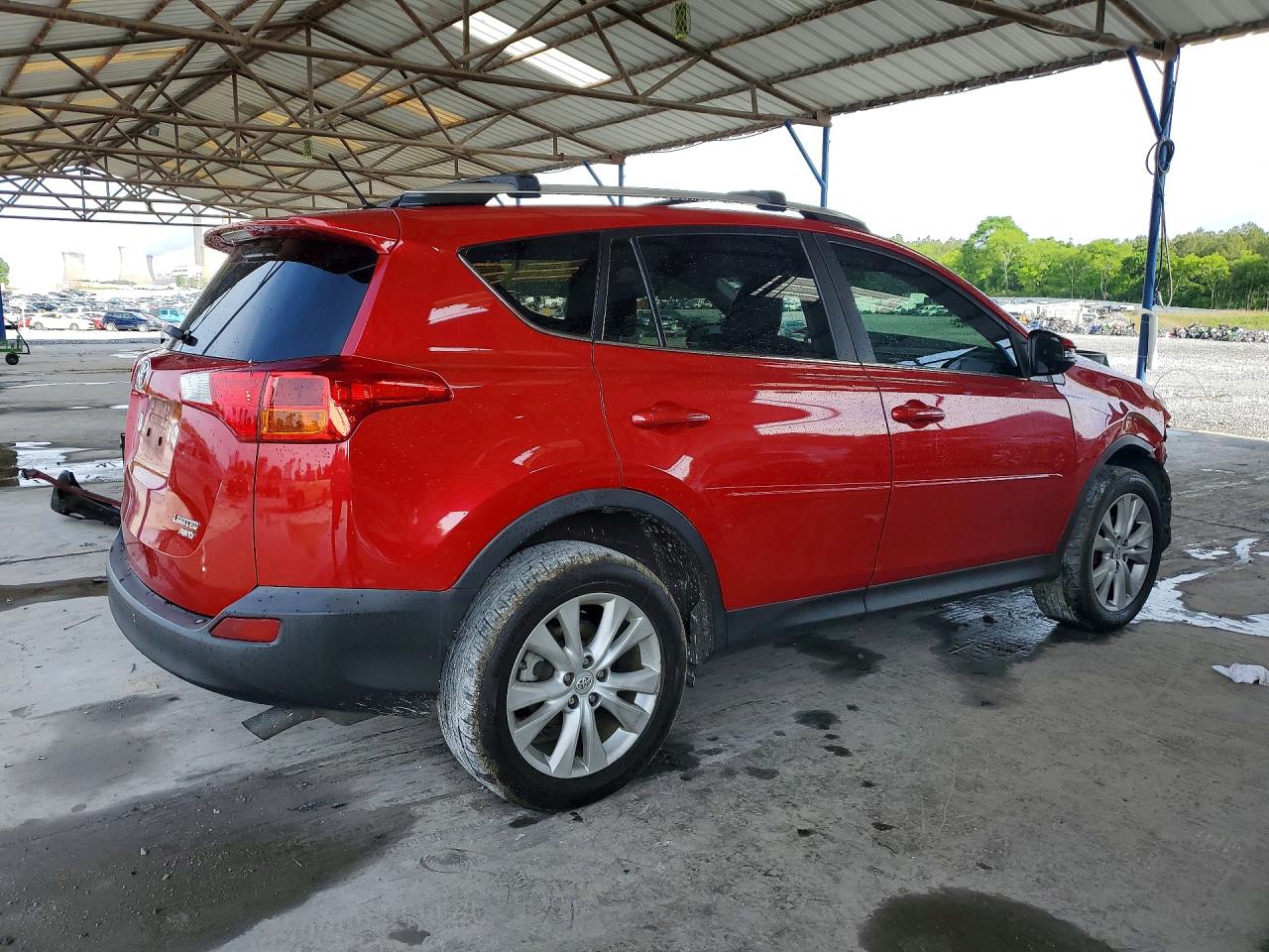 2013 Toyota Rav4 Limited Red vin: 2T3DFREV9DW068890