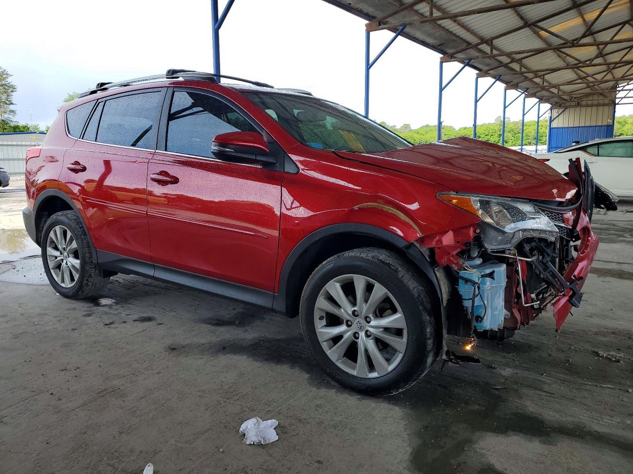 2013 Toyota Rav4 Limited Red vin: 2T3DFREV9DW068890