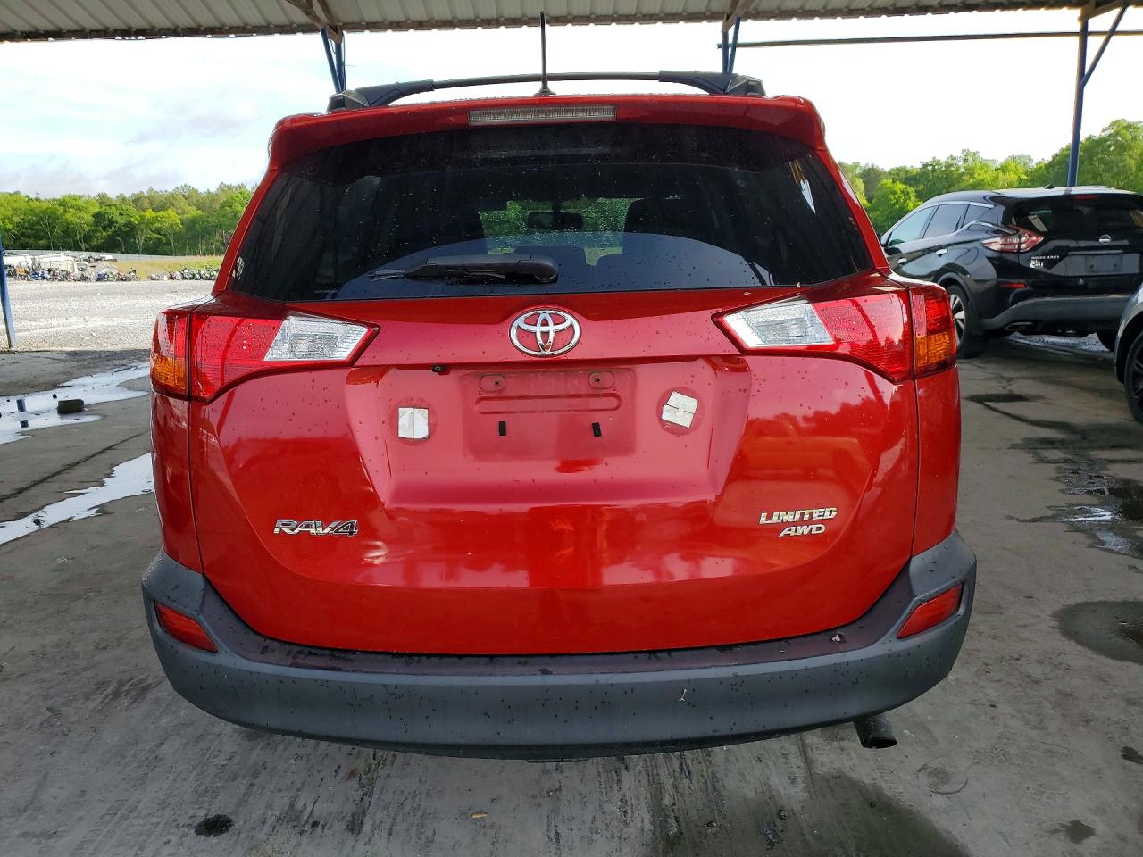 2013 Toyota Rav4 Limited Red vin: 2T3DFREV9DW068890