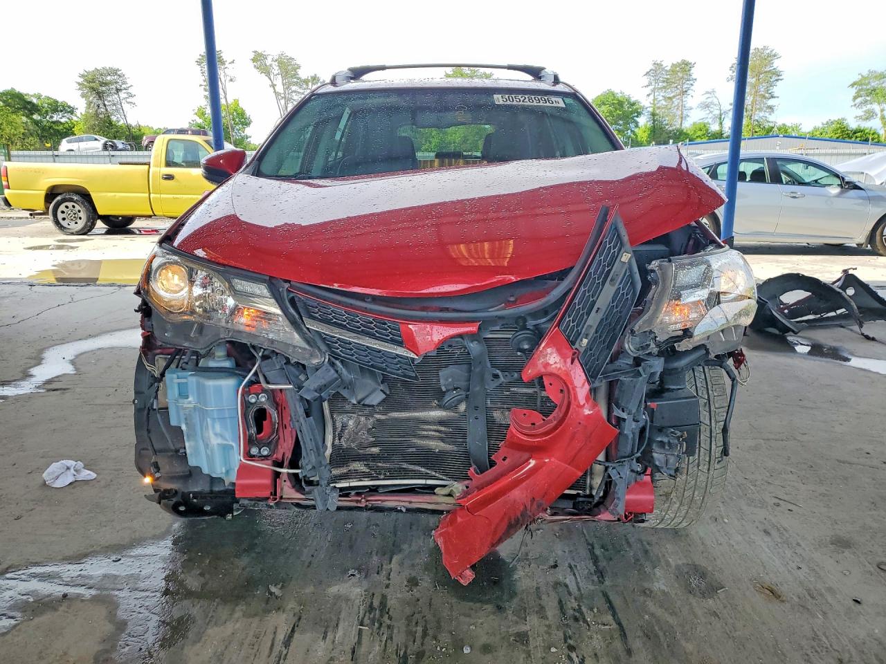 2013 Toyota Rav4 Limited Red vin: 2T3DFREV9DW068890
