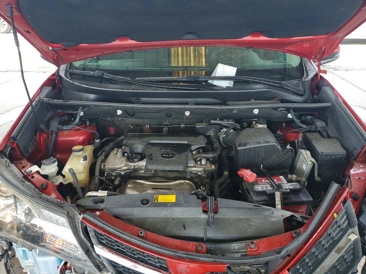 2013 Toyota Rav4 Limited Red vin: 2T3DFREV9DW068890