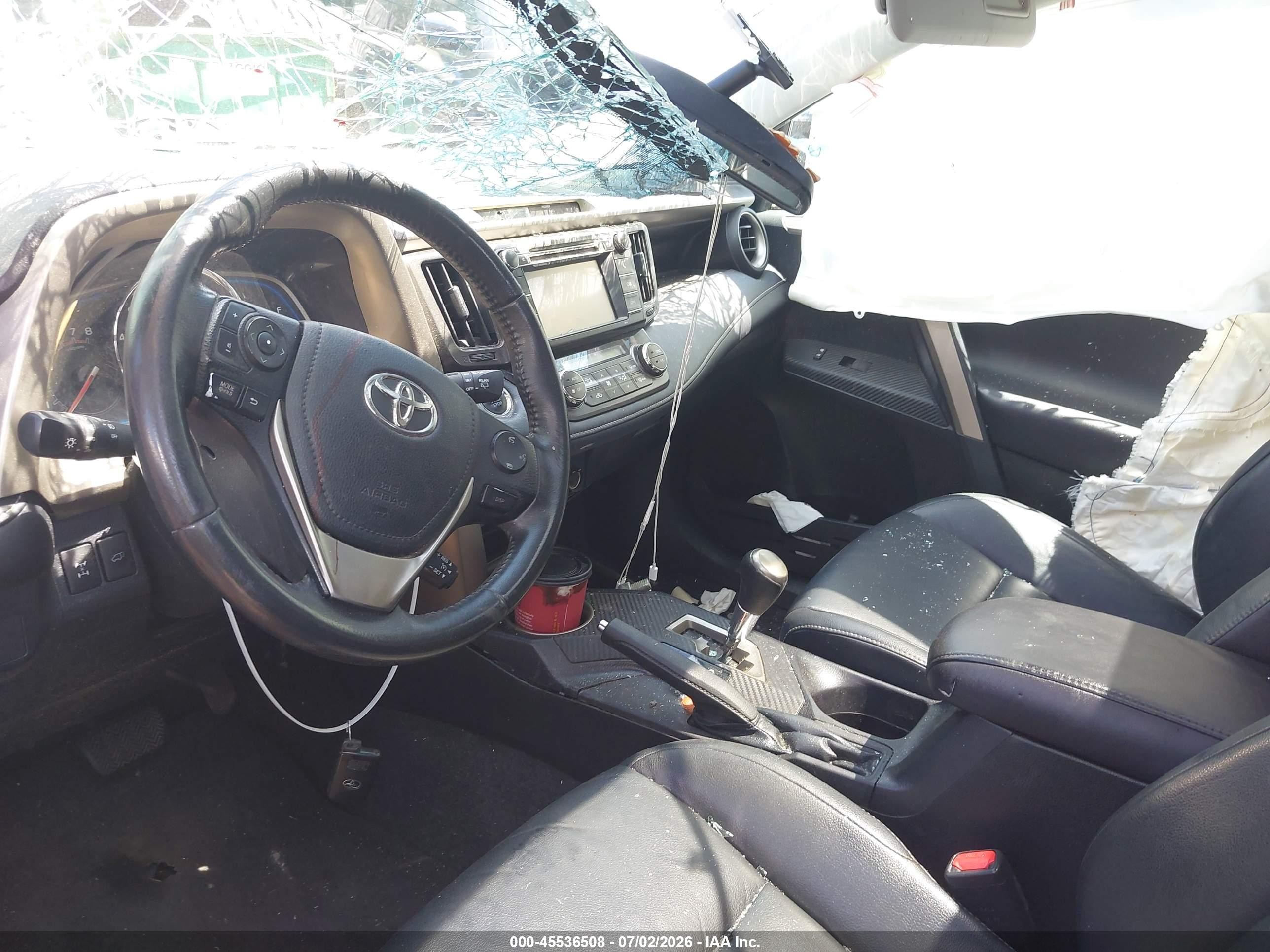 2013 Toyota Rav4 Limited Red vin: 2T3DFREV9DW068923