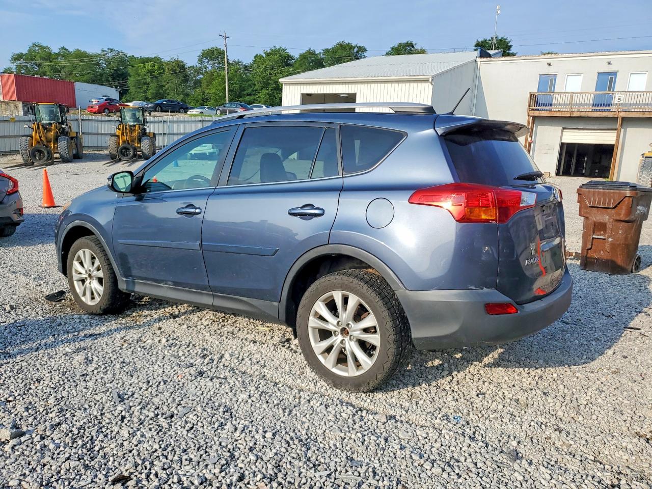 2013 Toyota Rav4 Limited Blue vin: 2T3DFREV9DW076911
