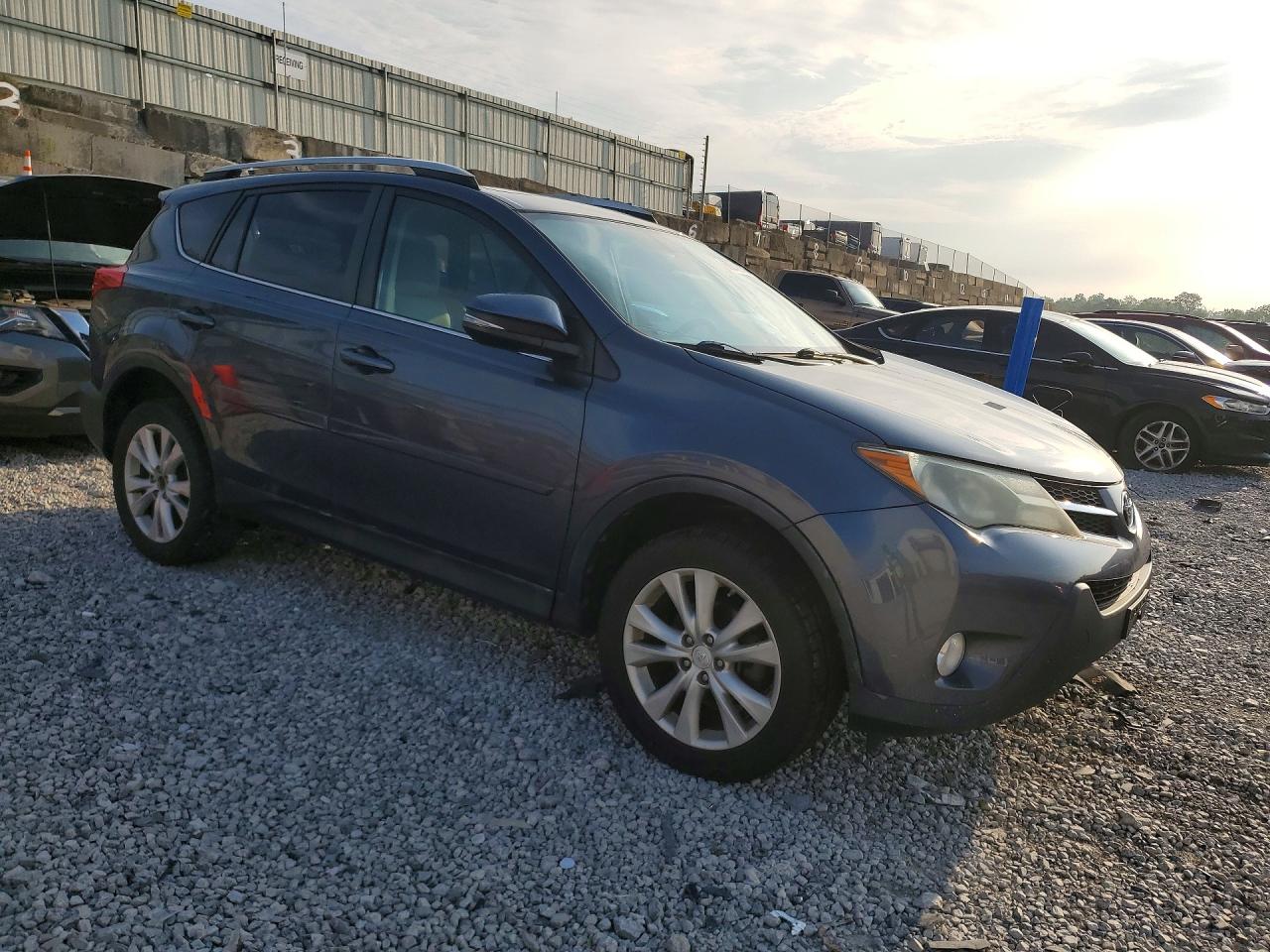 2013 Toyota Rav4 Limited Blue vin: 2T3DFREV9DW076911