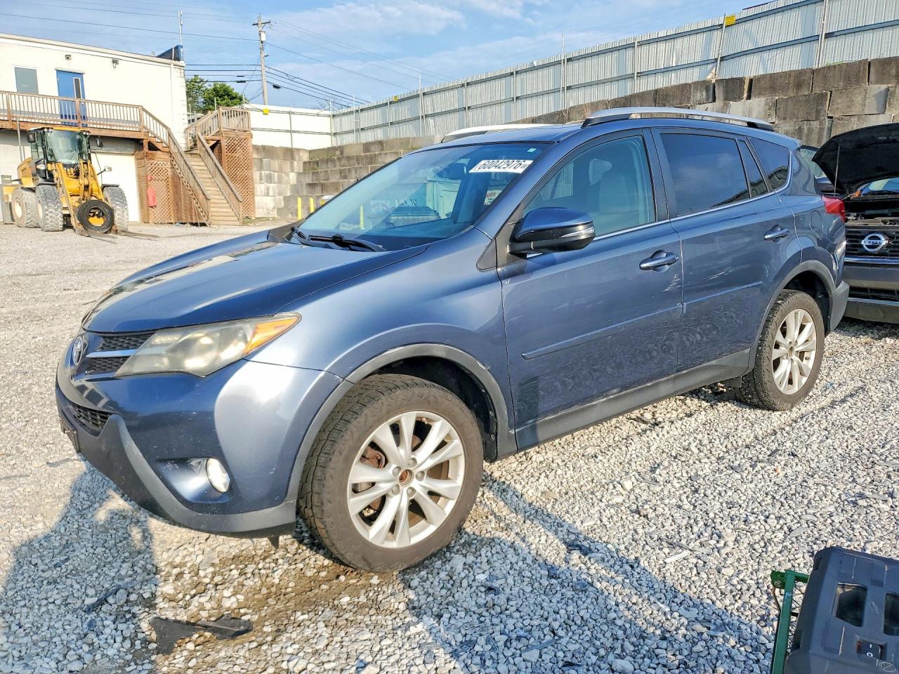 2013 Toyota Rav4 Limited Blue vin: 2T3DFREV9DW076911