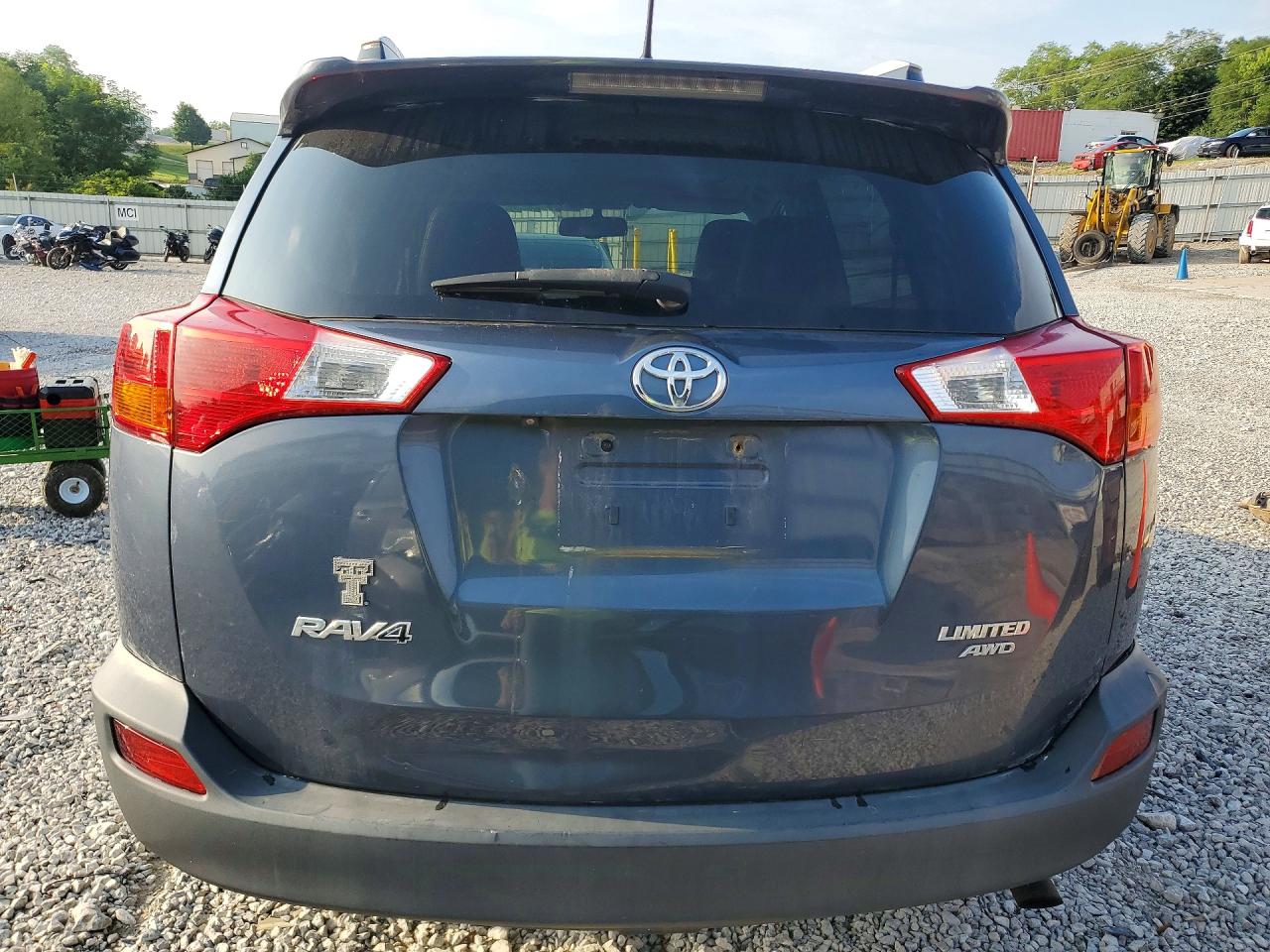 2013 Toyota Rav4 Limited Blue vin: 2T3DFREV9DW076911