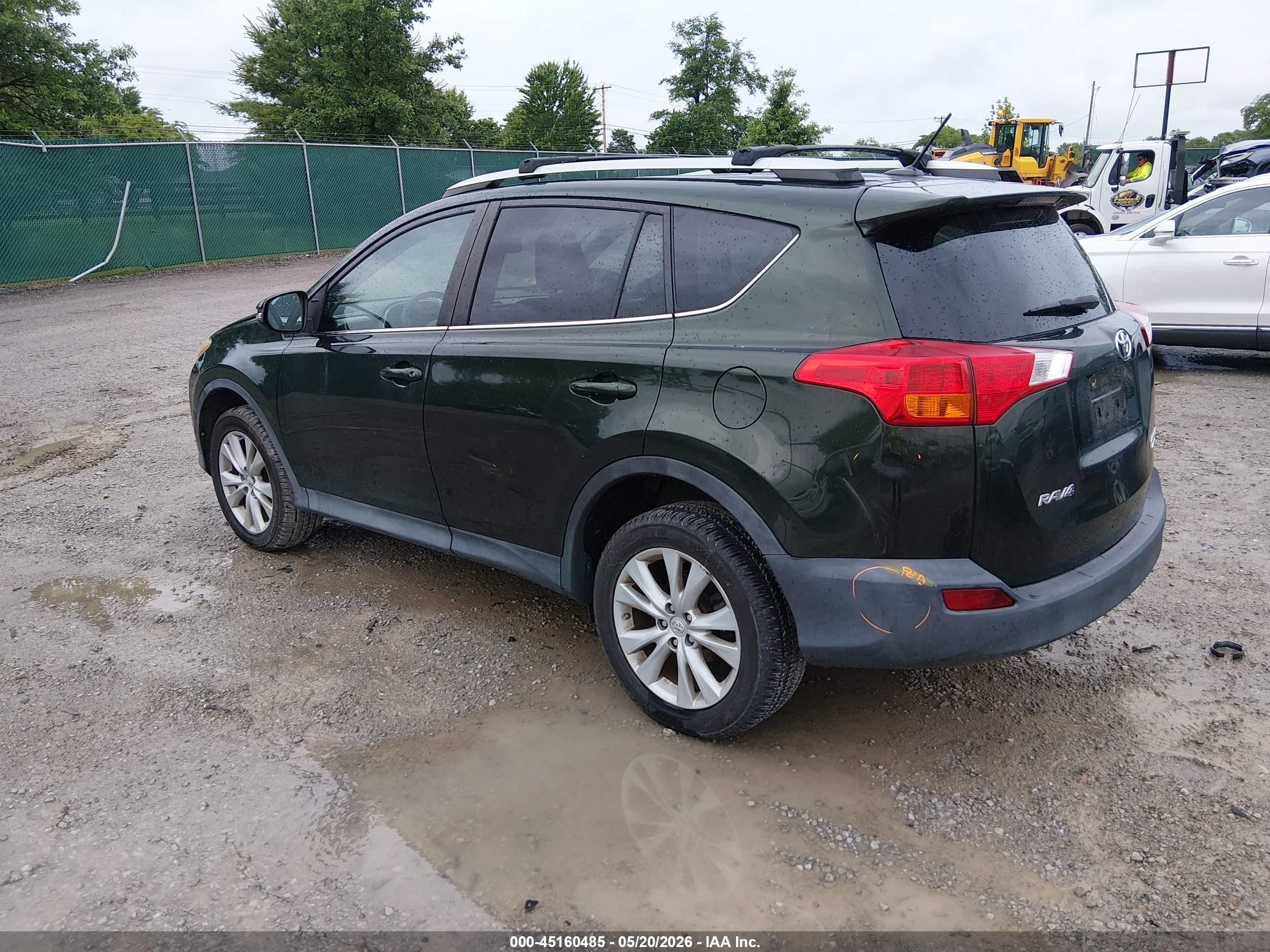2013 Toyota Rav4 Limited Green vin: 2T3DFREV9DW082241
