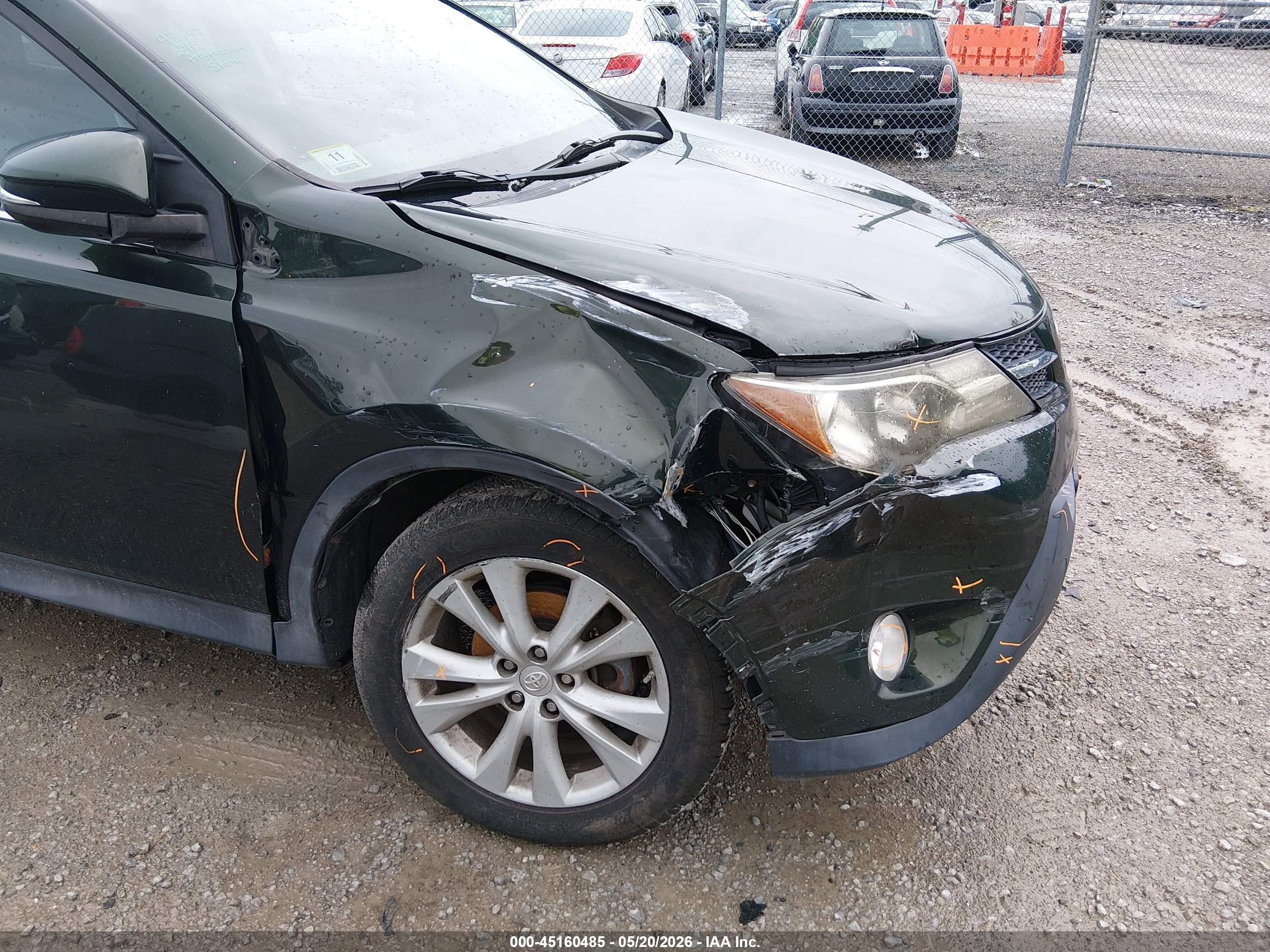 2013 Toyota Rav4 Limited Green vin: 2T3DFREV9DW082241