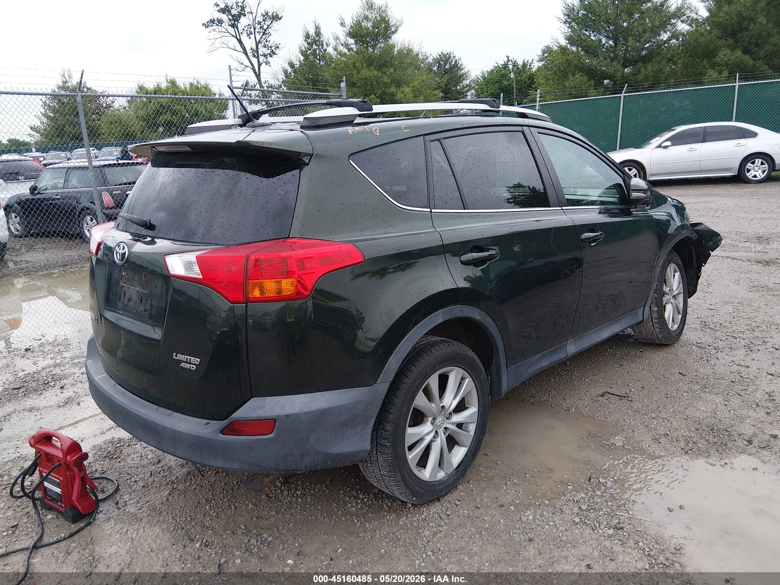 2013 Toyota Rav4 Limited Green vin: 2T3DFREV9DW082241