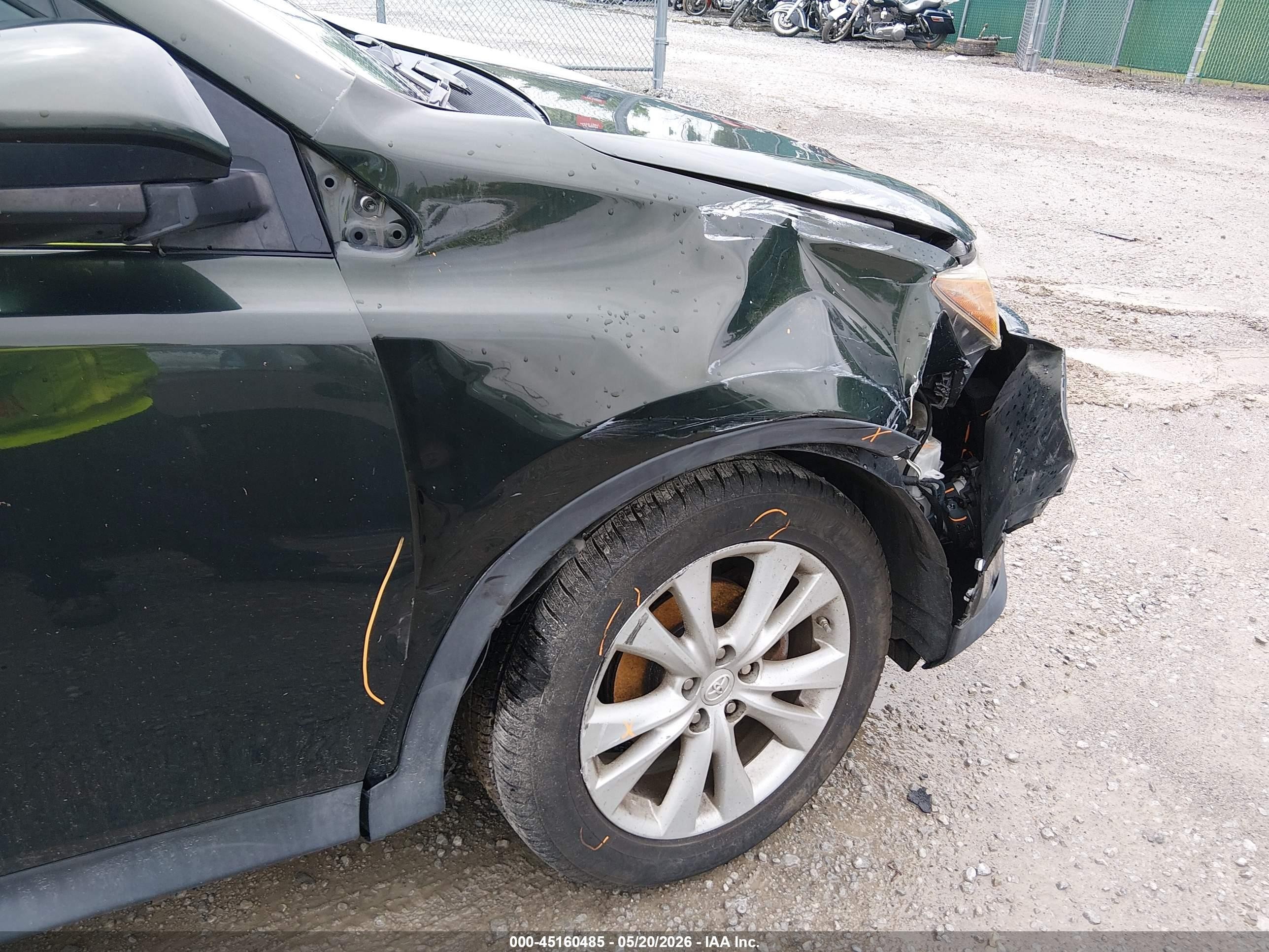 2013 Toyota Rav4 Limited Green vin: 2T3DFREV9DW082241
