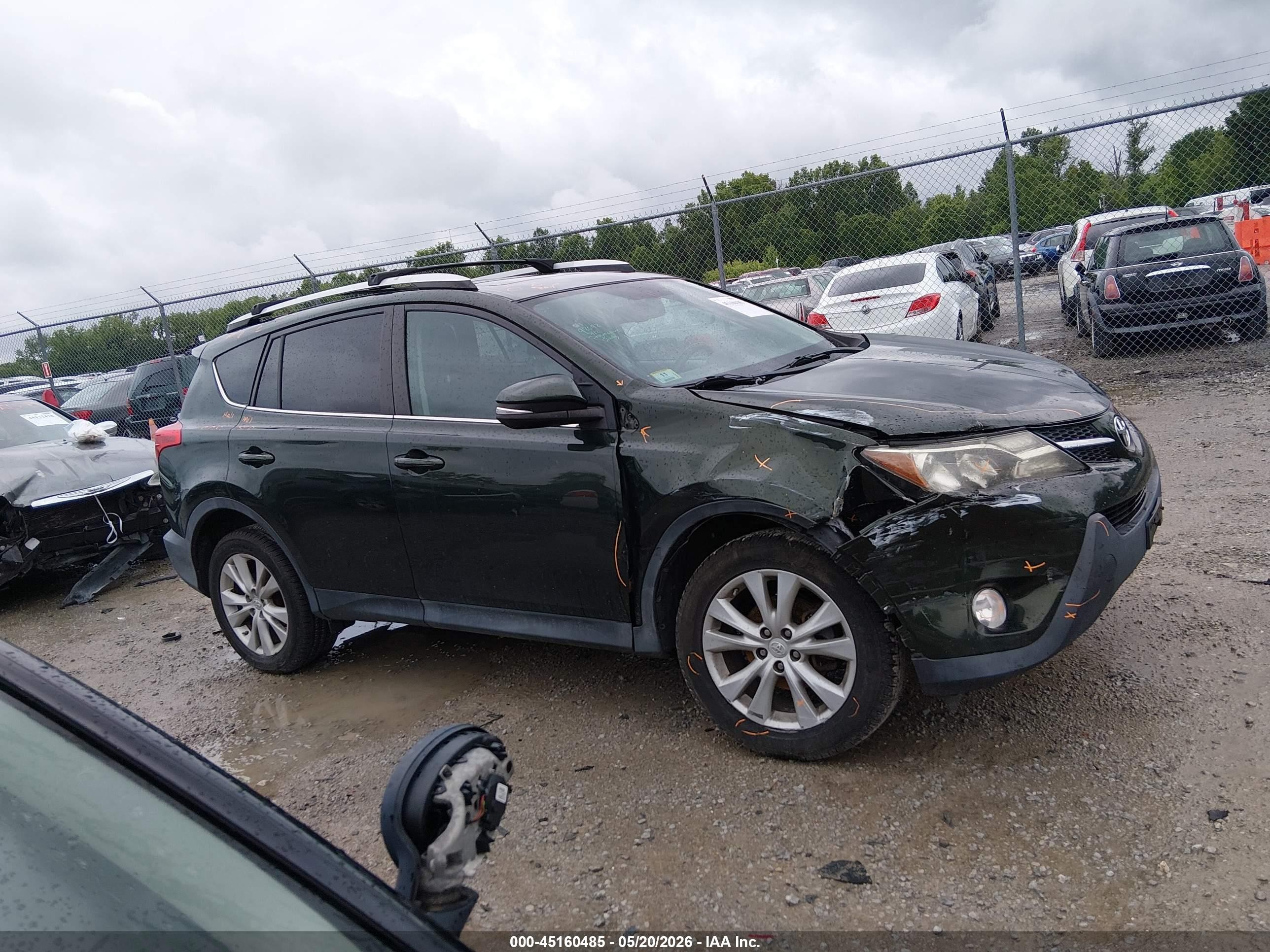 2013 Toyota Rav4 Limited Green vin: 2T3DFREV9DW082241
