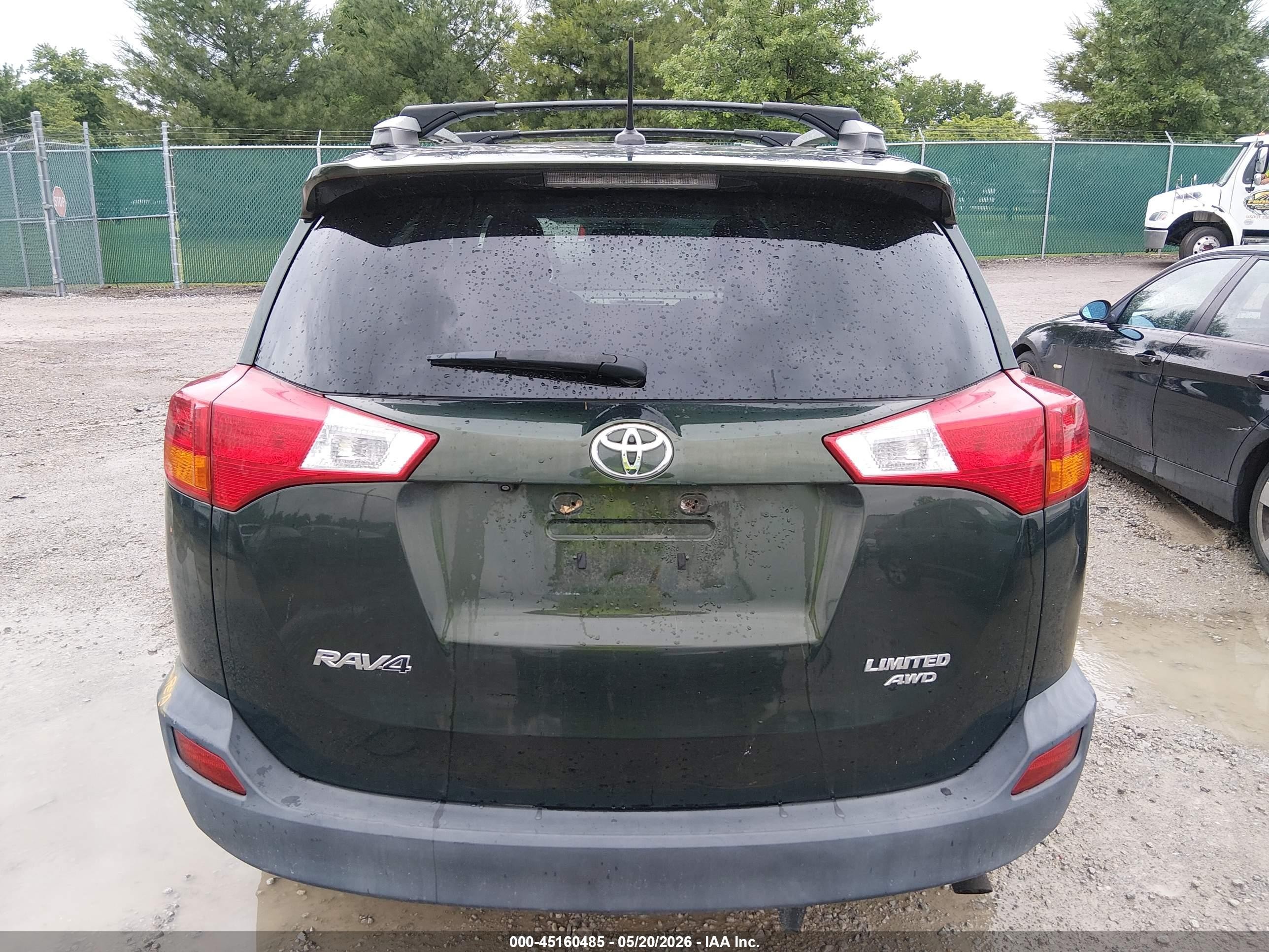2013 Toyota Rav4 Limited Green vin: 2T3DFREV9DW082241