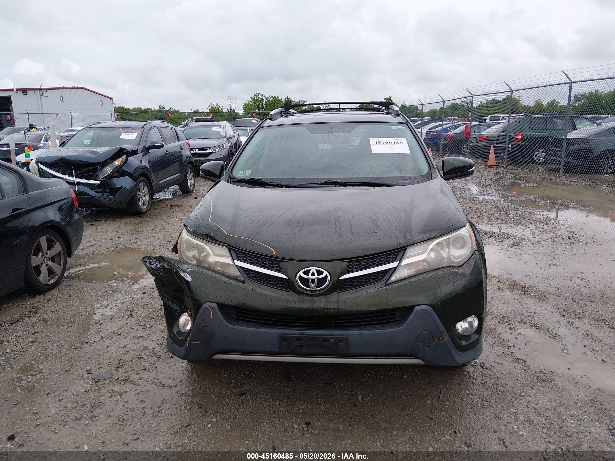 2013 Toyota Rav4 Limited Green vin: 2T3DFREV9DW082241