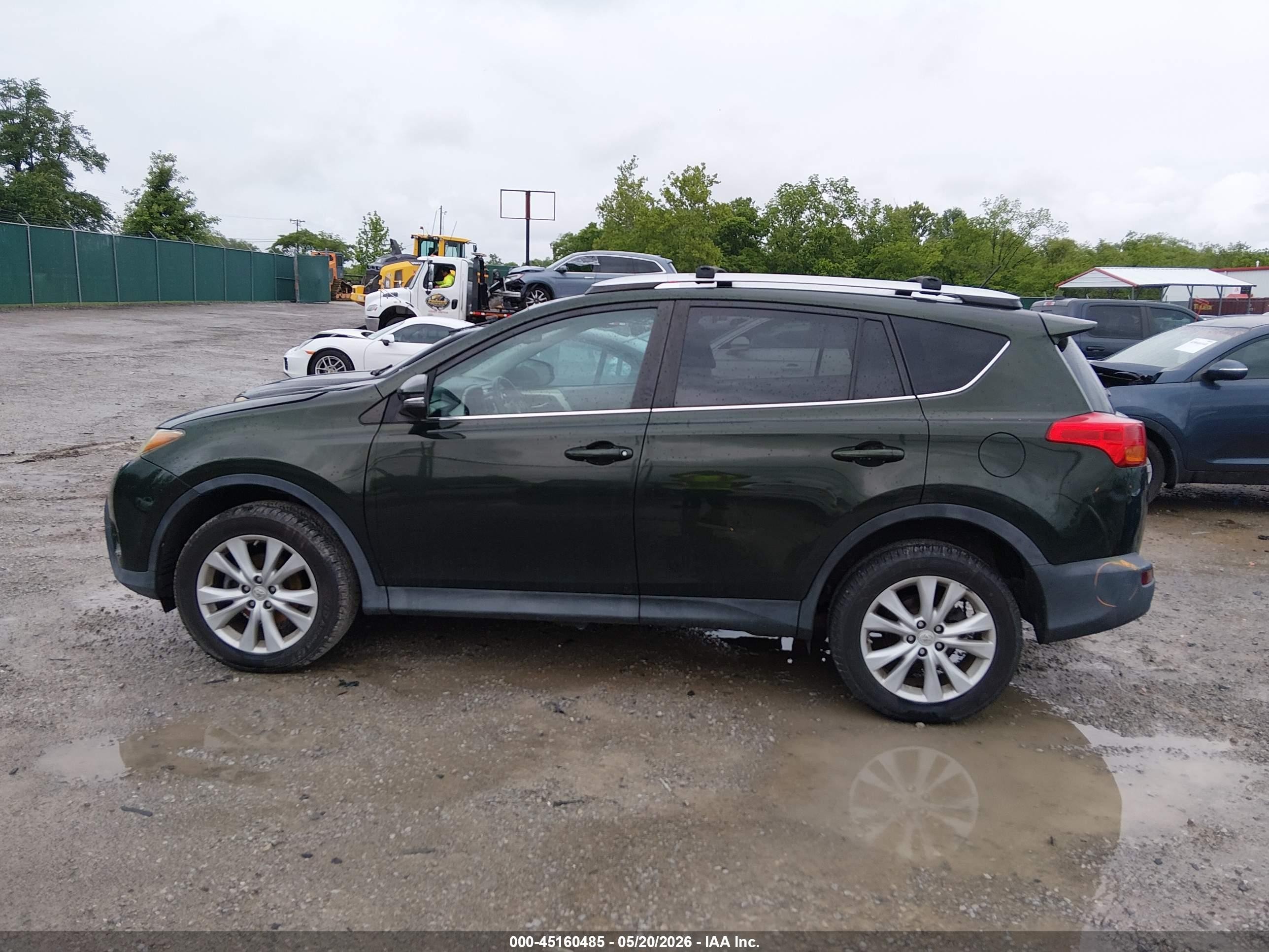 2013 Toyota Rav4 Limited Green vin: 2T3DFREV9DW082241