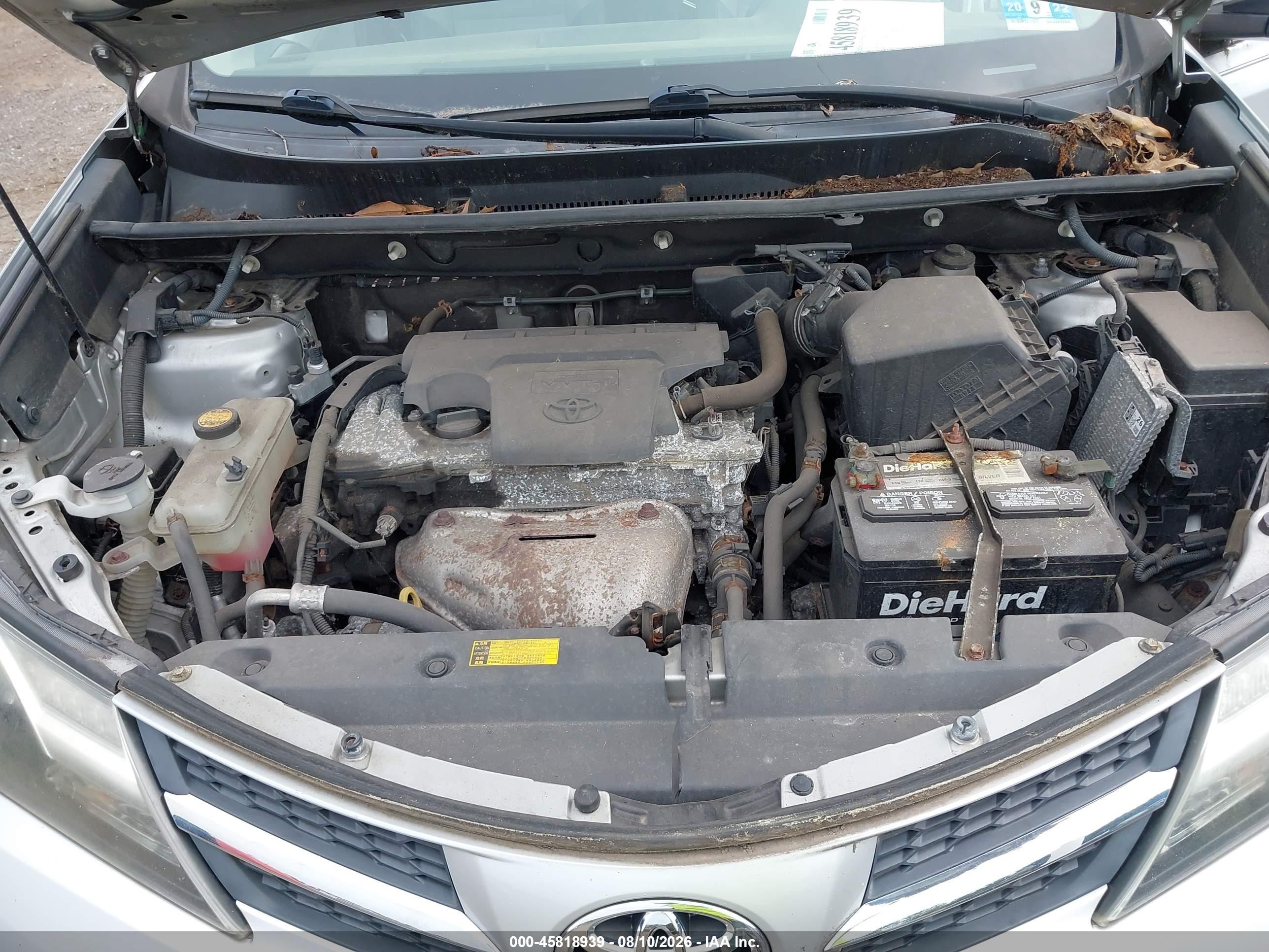 2013 Toyota Rav4 Limited Silver vin: 2T3DFREV9DW113875