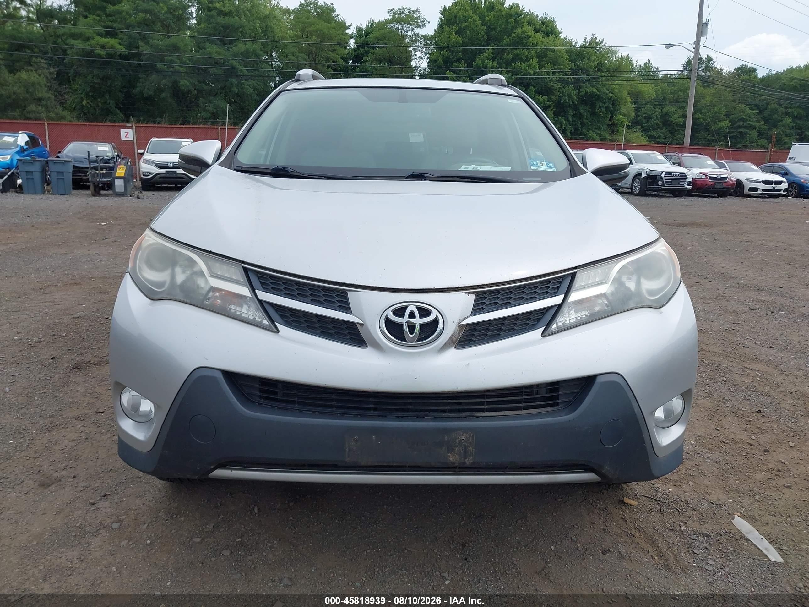 2013 Toyota Rav4 Limited Silver vin: 2T3DFREV9DW113875